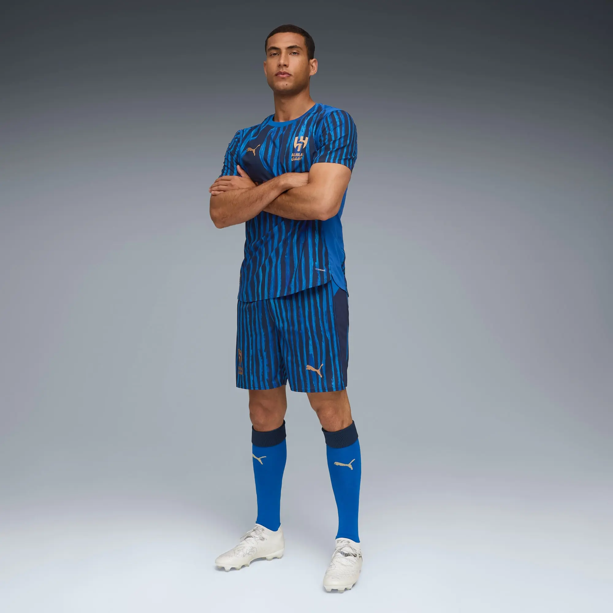 PUMA Kid Super x Al-Hilal Sfc Shorts Men, Dark Blue, size 3XL
