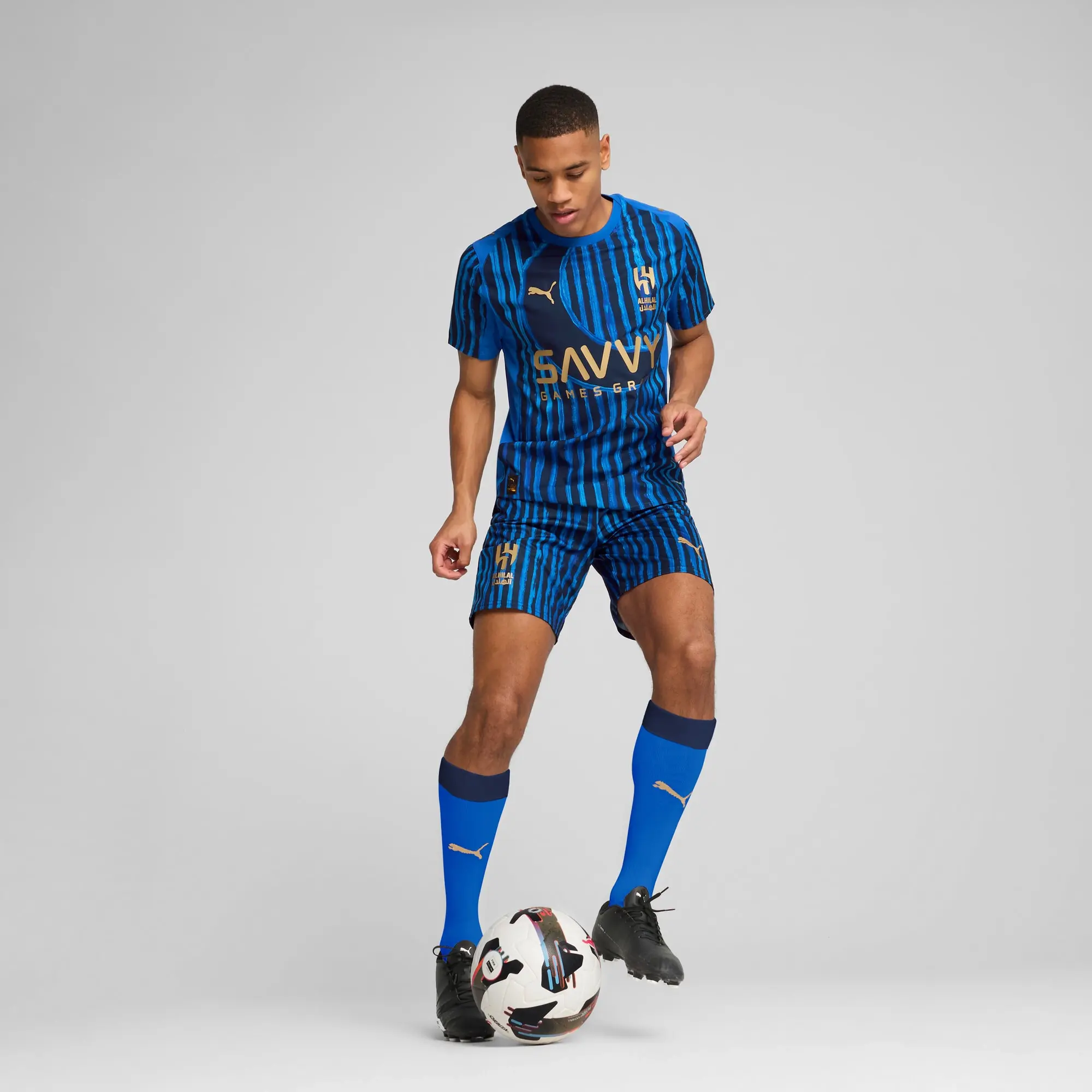 PUMA Kidsuper x Al-Hilal Sfc Authentic Jersey Men, Dark Blue, size 3XL