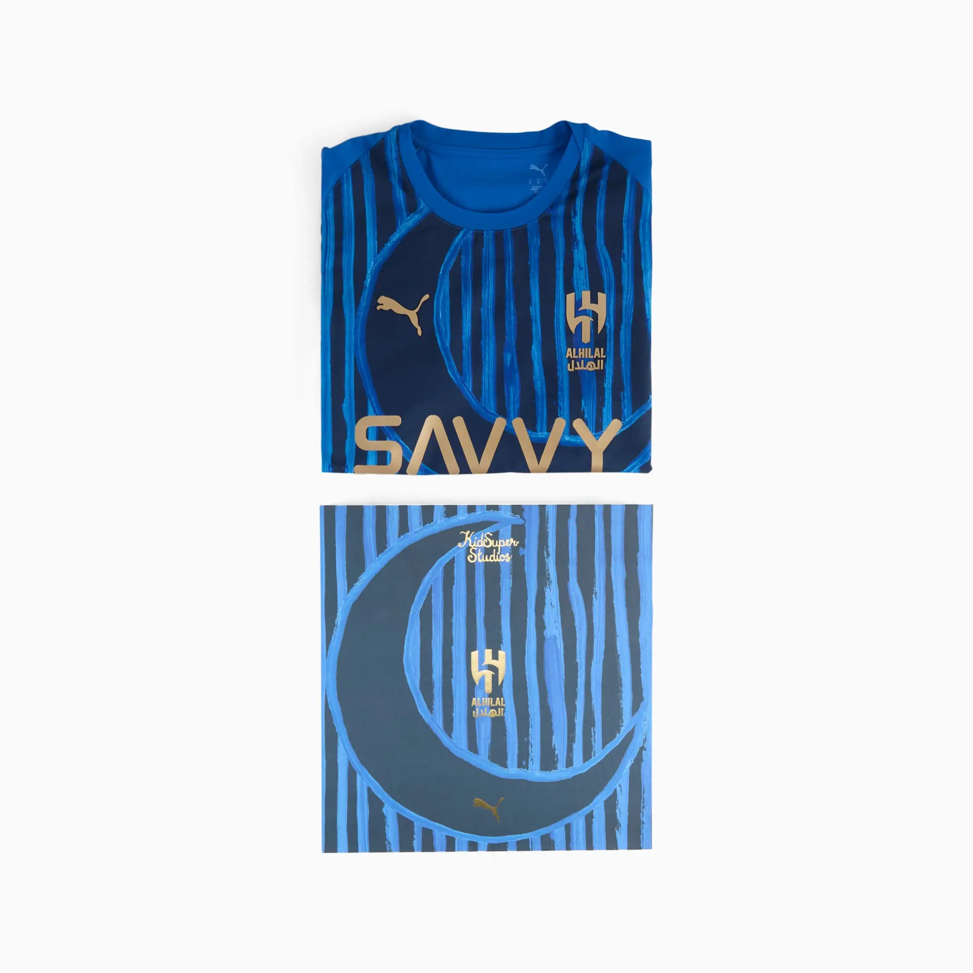 PUMA Kidsuper x Al-Hilal Sfc Authentic Jersey Men, Dark Blue, size 3XL