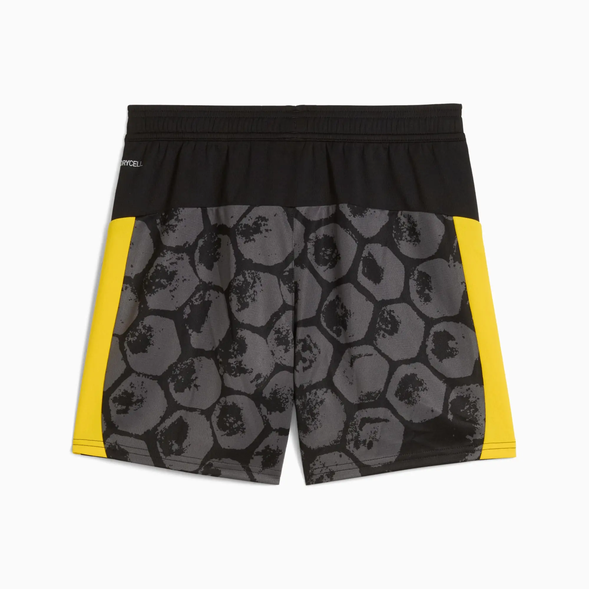 PUMA Kid Super x Borussia Dortmund Shorts Youth, Black/Faster Yellow, size 11-12 Youth