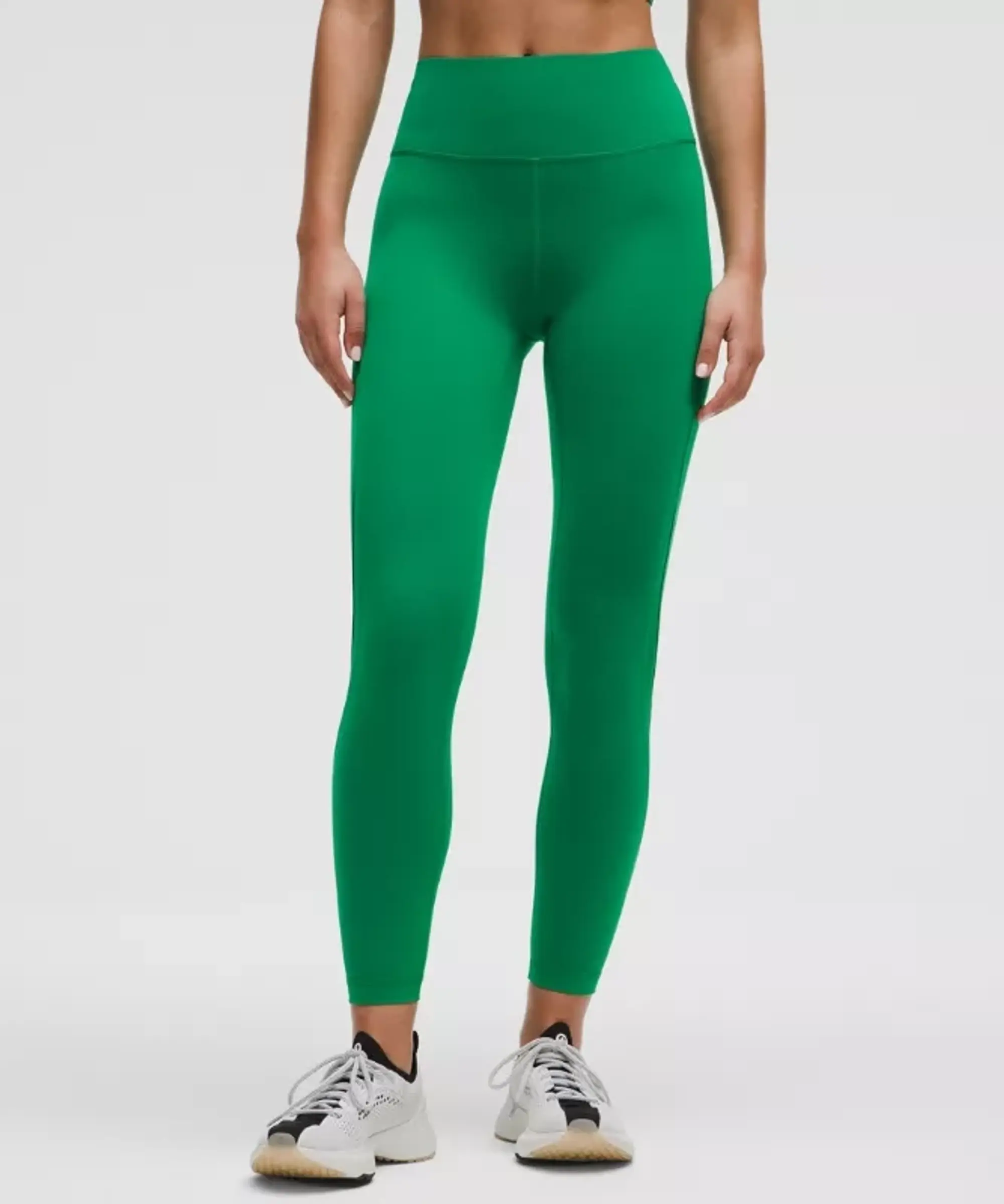 lululemon – Women's Wunder Train Mesh Panel High-Rise Tight Leggings – 25" – Color Green – Size 0