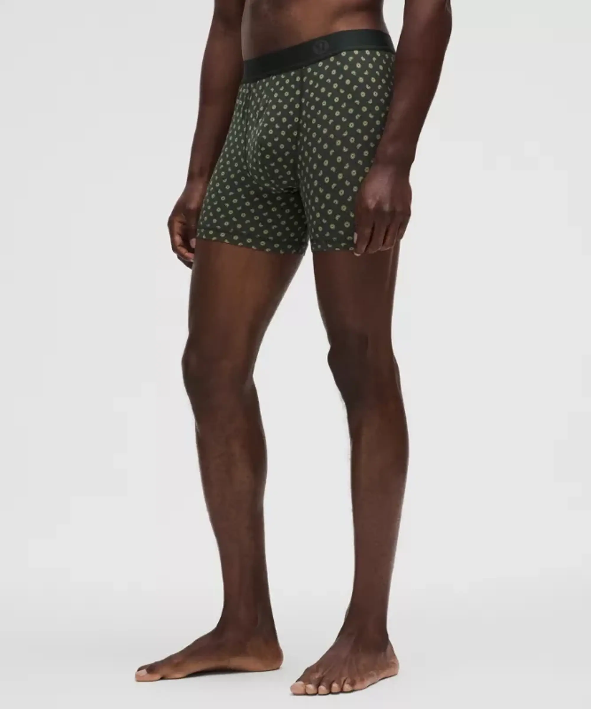 lululemon – Men's Always In Motion Boxer Briefs – 5" – Color Green – Size L