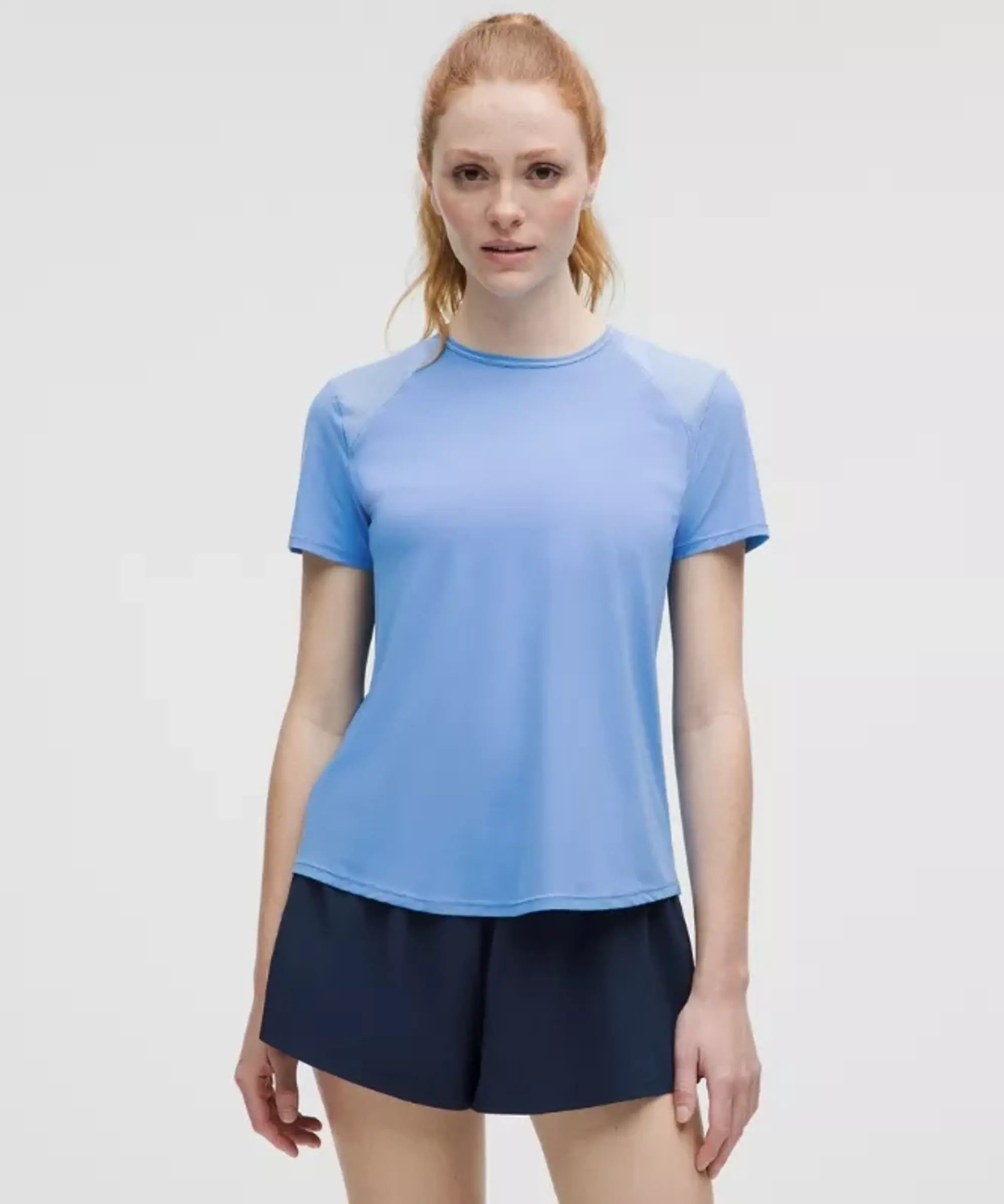 lululemon – Women's Sculpt Short-Sleeve Shirt – Color Blue – Size 0
