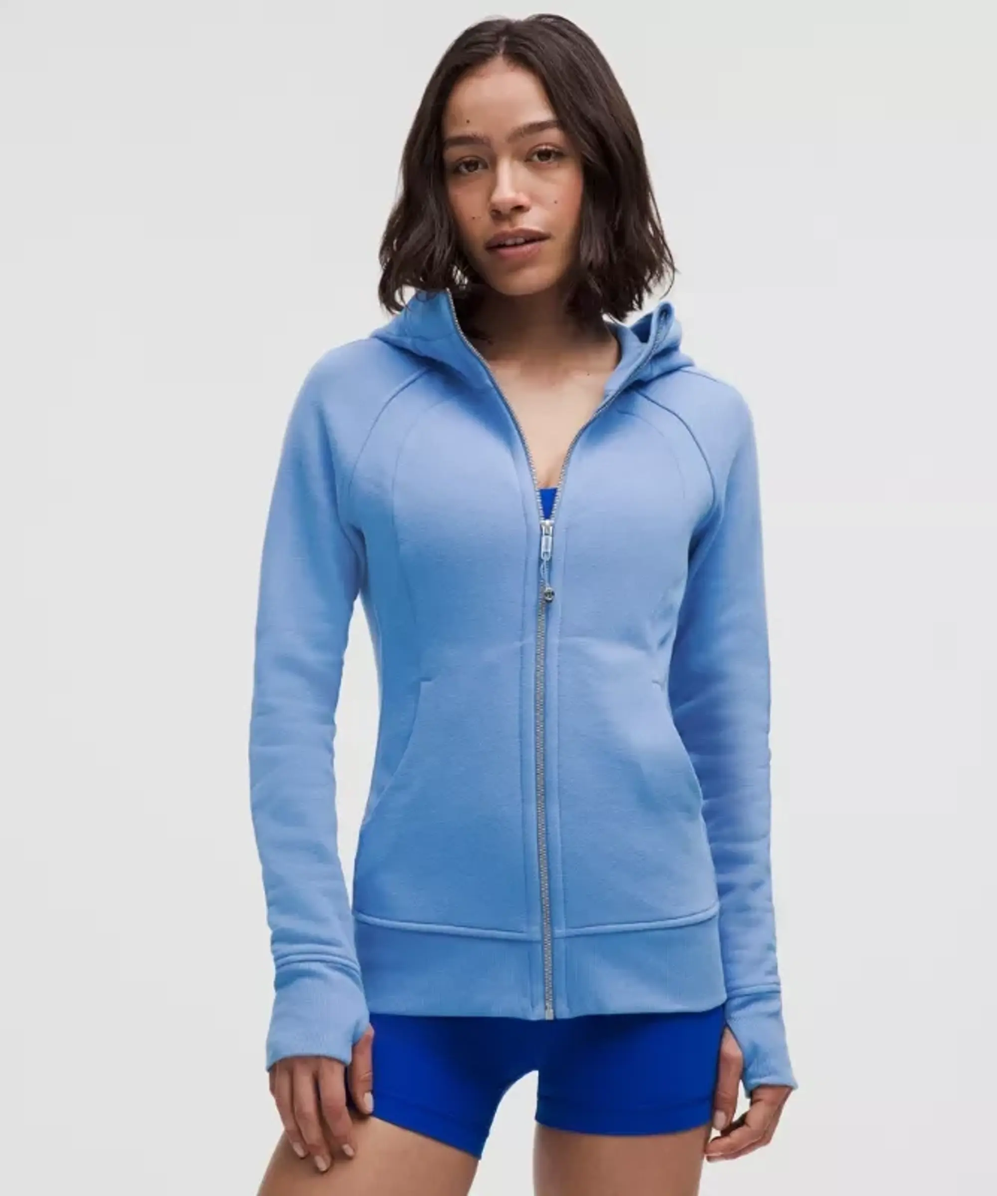 lululemon – Women's Scuba Full-Zip Hoodie – Color Blue – Size 0
