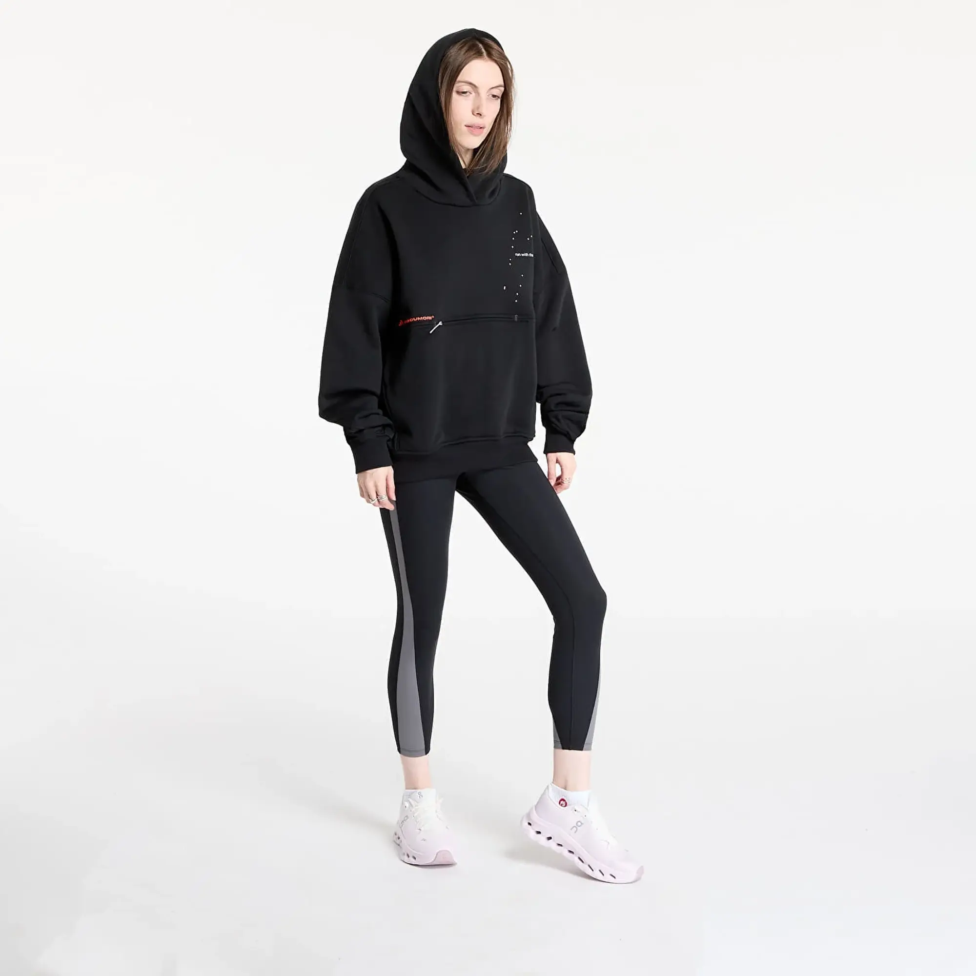 Sweatshirt Adidas Adi365 H.Koumori Running Hoodie Unisex Black Xs