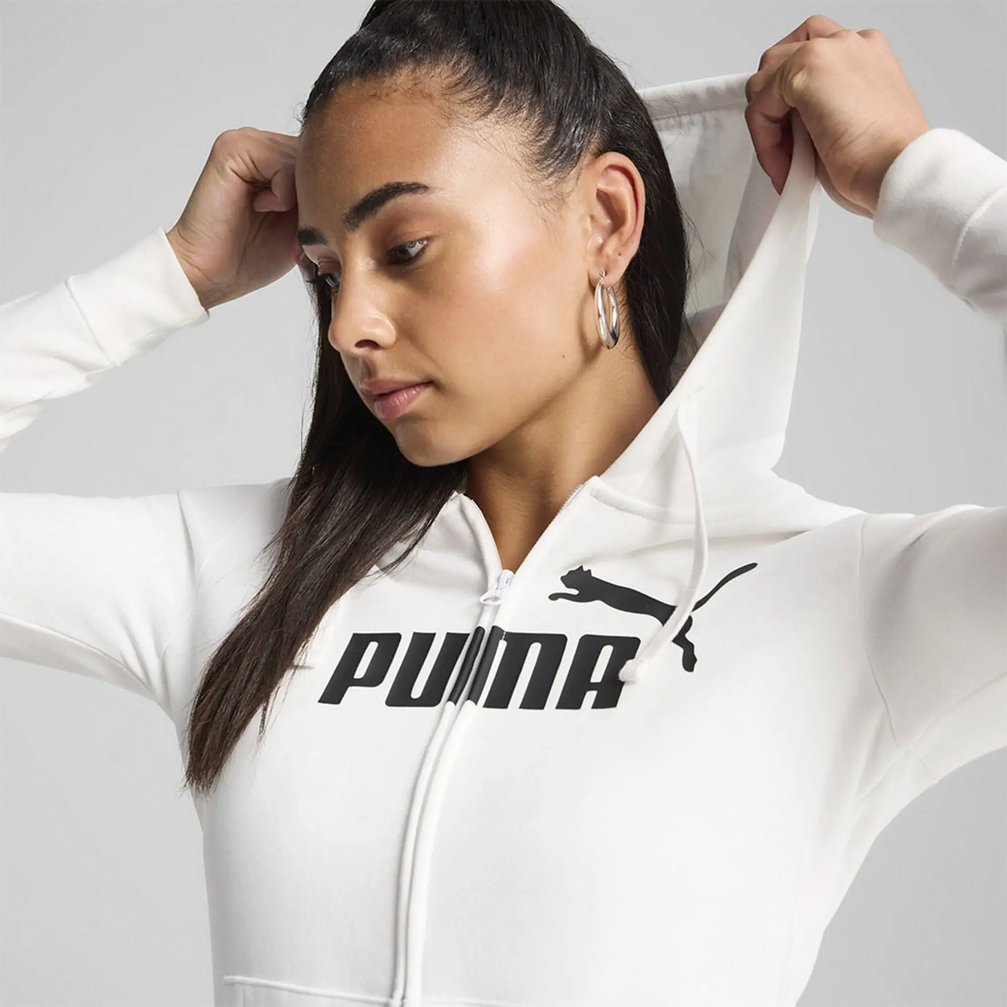 Puma Ess No 1 Logo Full Zip Sweatshirt