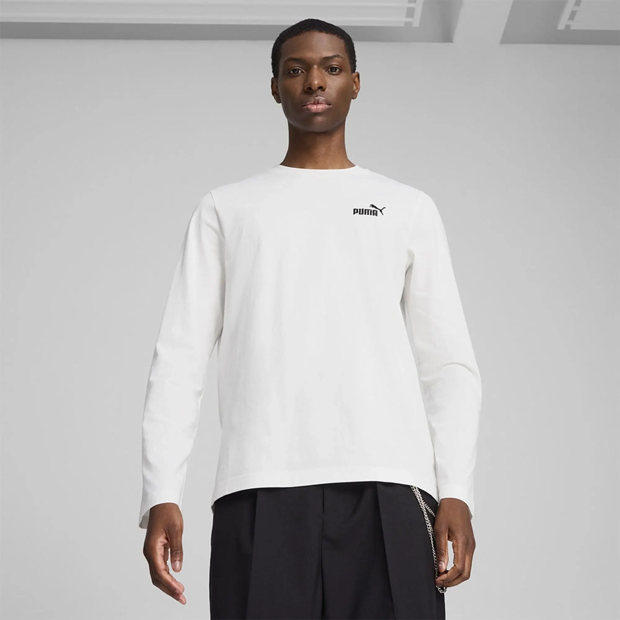 Puma Ess No 1 Logo Long Sleeve T-shirt