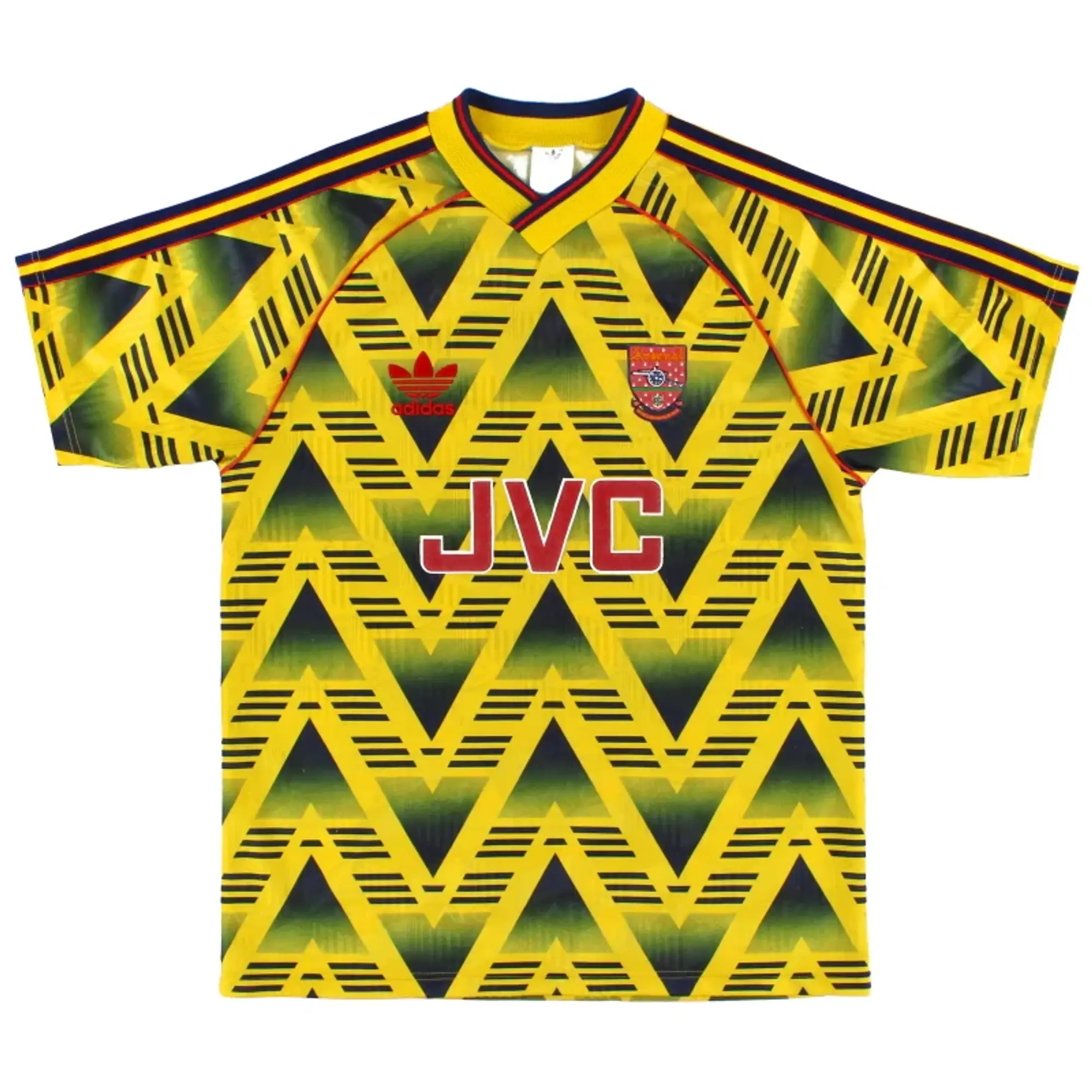 1991-93 Arsenal adidas Away Shirt L - Arsenal / Very good / Large