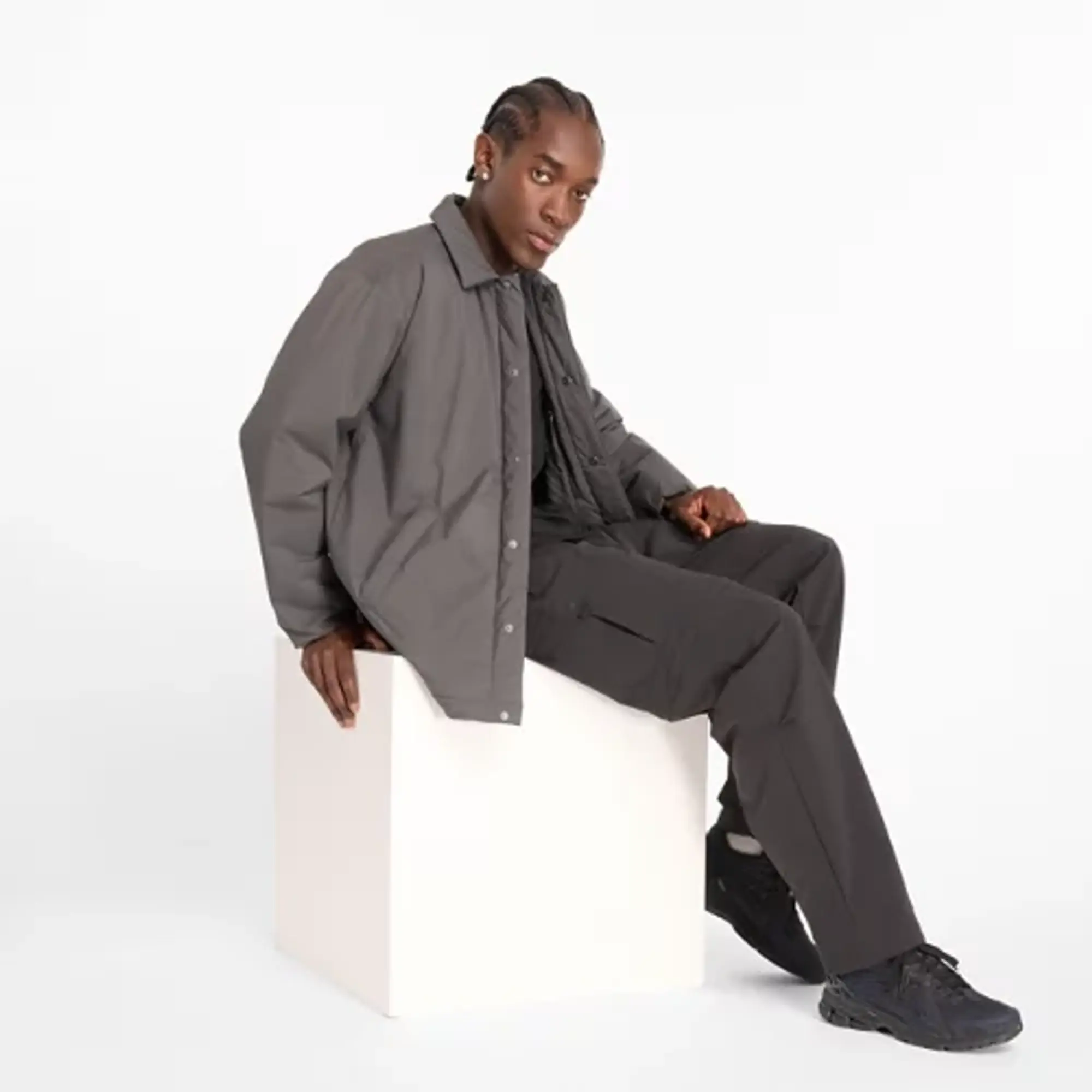New Balance Men's Outdoor Ripstop Zip Off Pant in Black Nylon