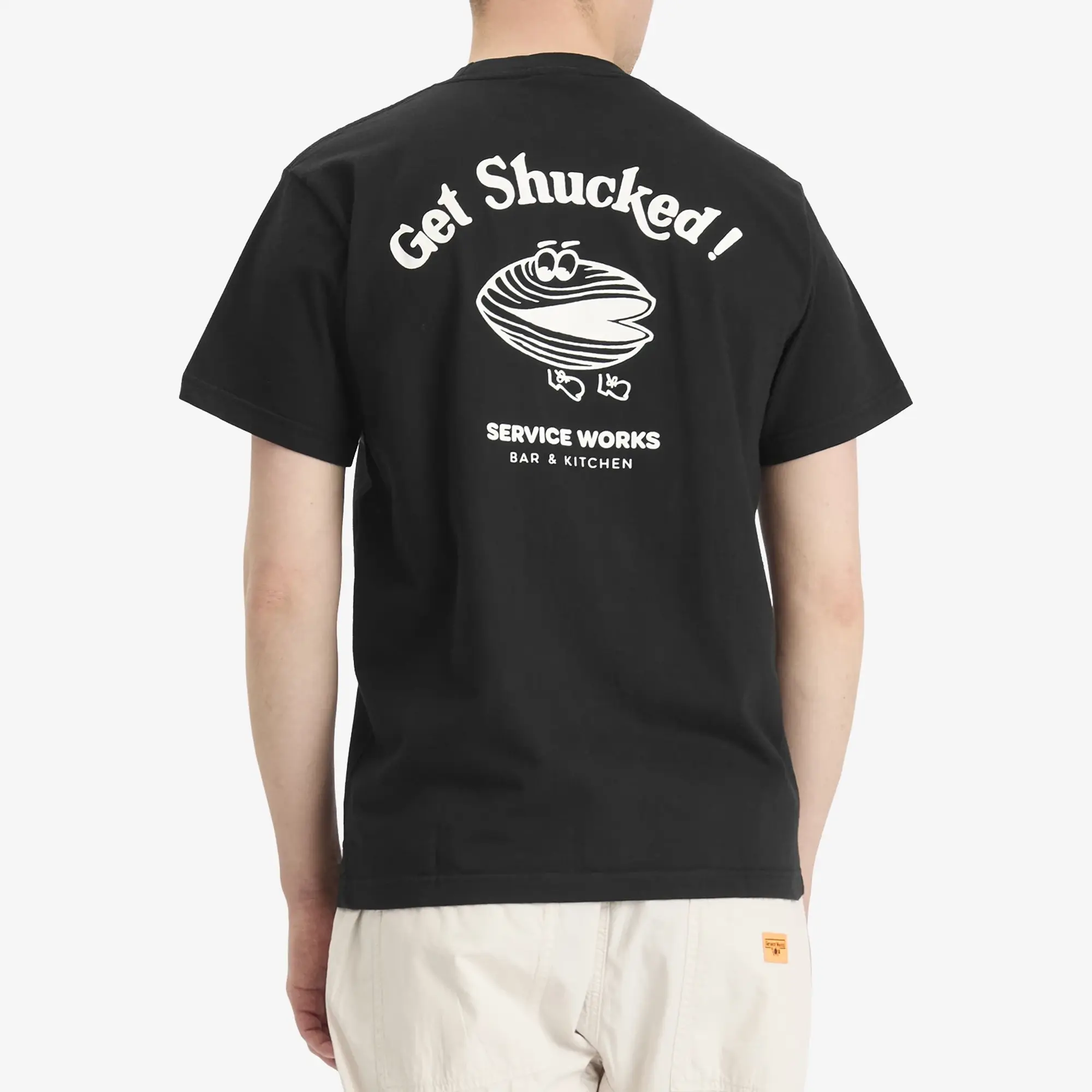 Service Works Men's Get Shucked T-Shirt - Presented By END Black