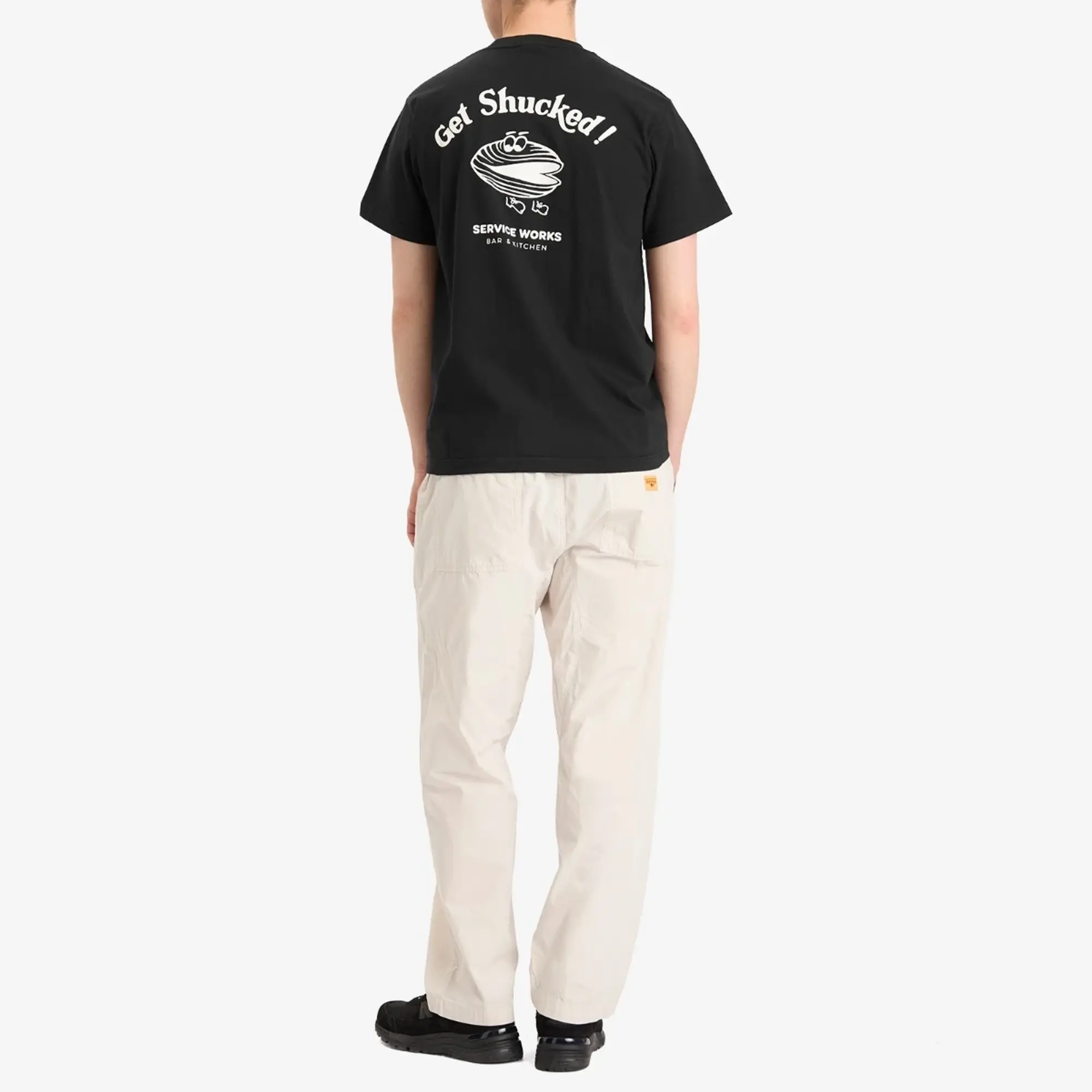 Service Works Men's Get Shucked T-Shirt - Presented By END Black