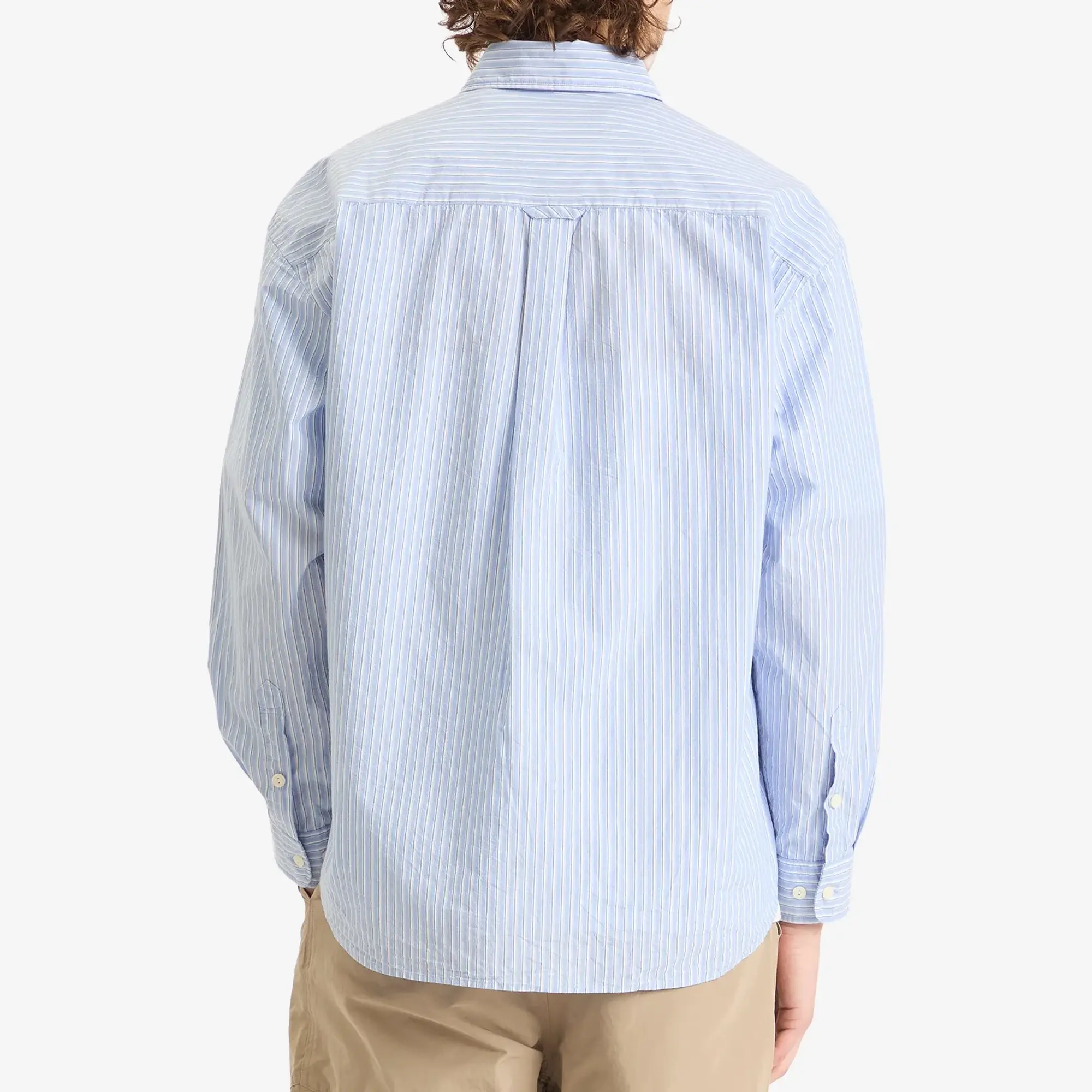 FrizmWORKS Men's Clipping Pocket Shirt Stripe
