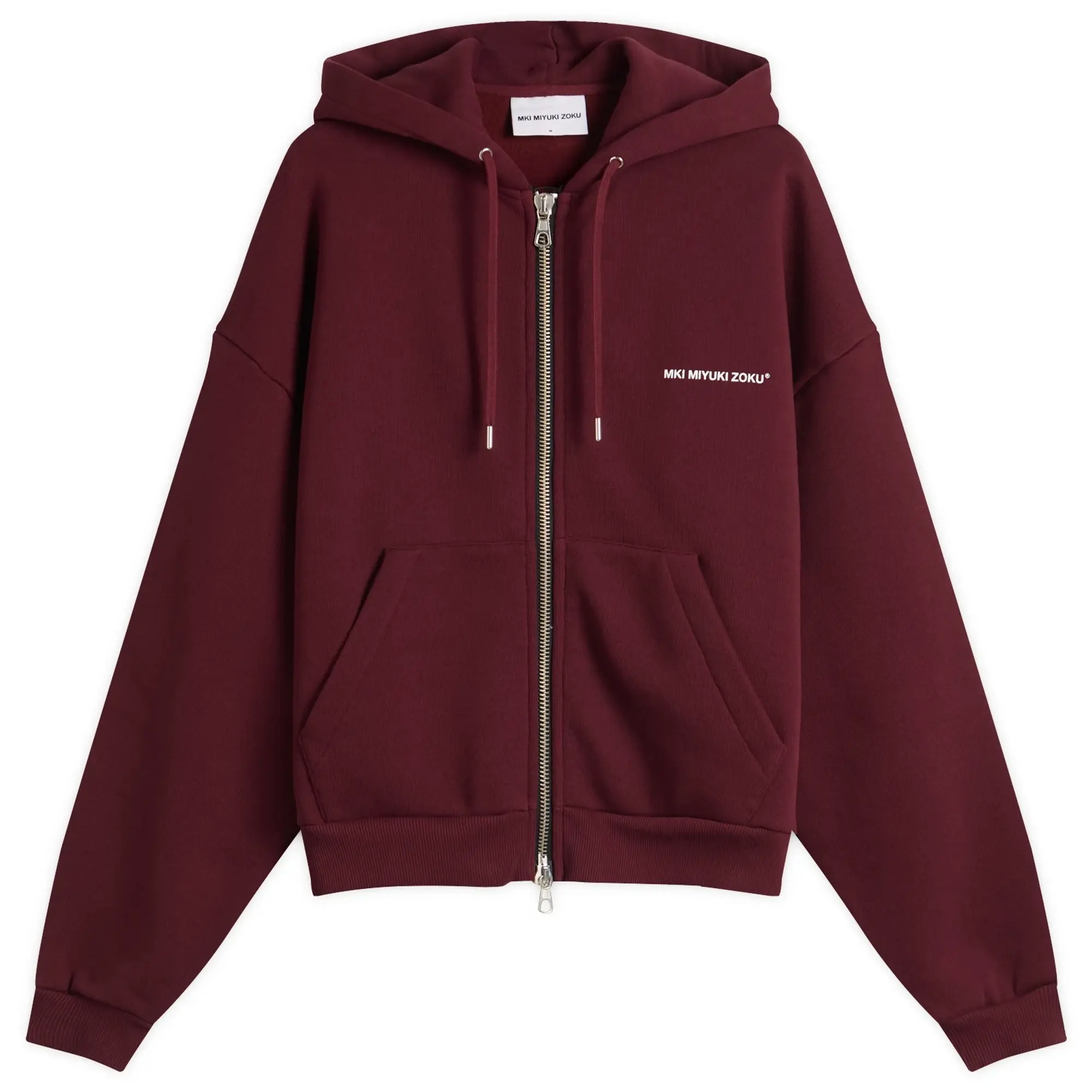 MKI Men's Uniform Zip Hoodie - Presented by END. Burgundy