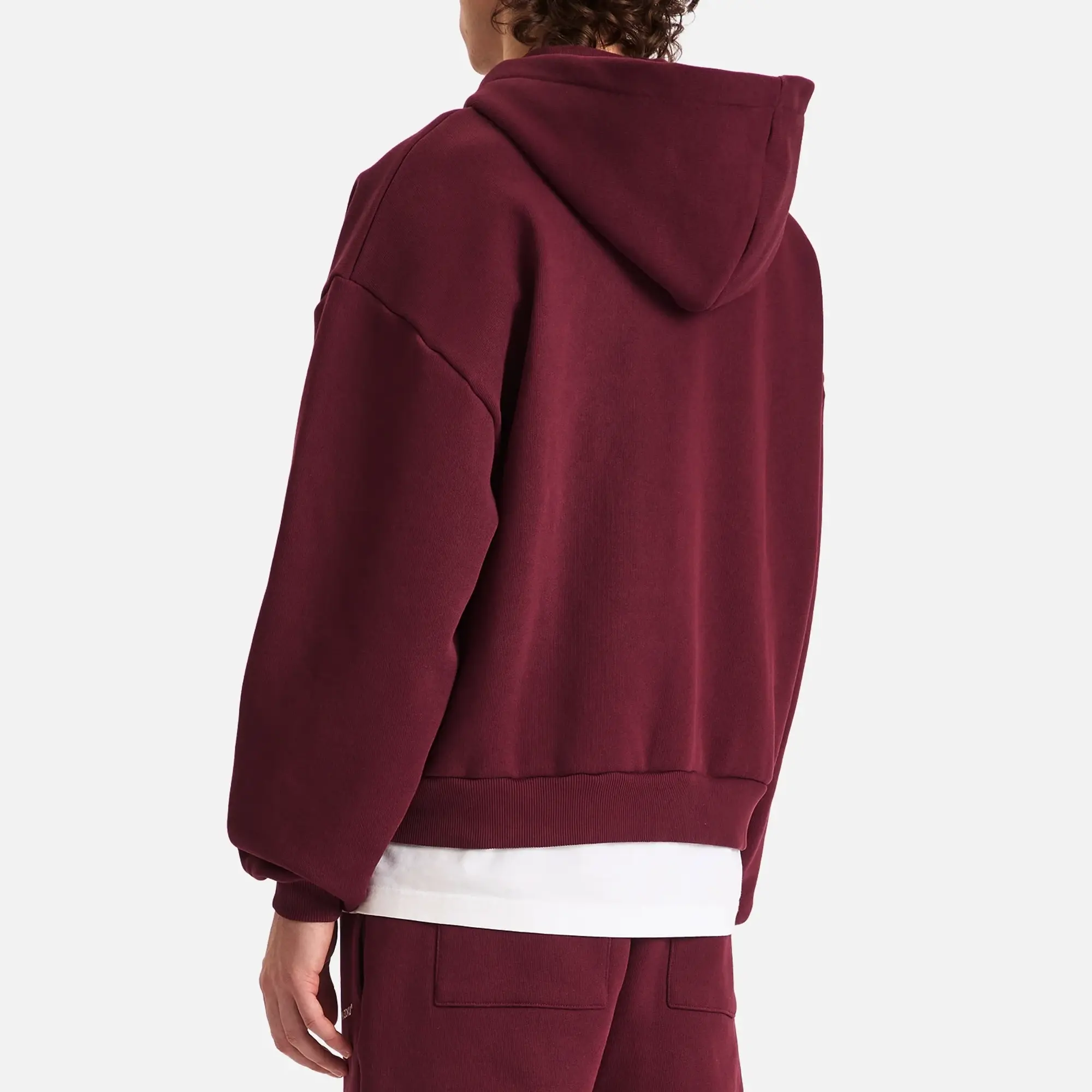 MKI Men's Uniform Zip Hoodie - Presented by END. Burgundy