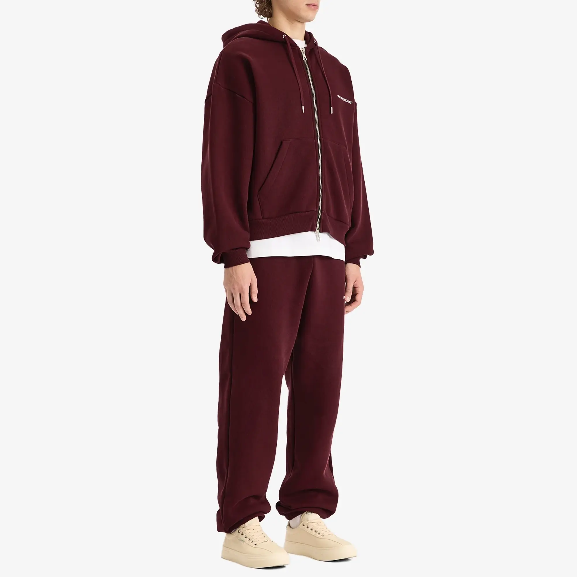 MKI Men's Uniform Jogger Pants - Presented by END. Burgundy