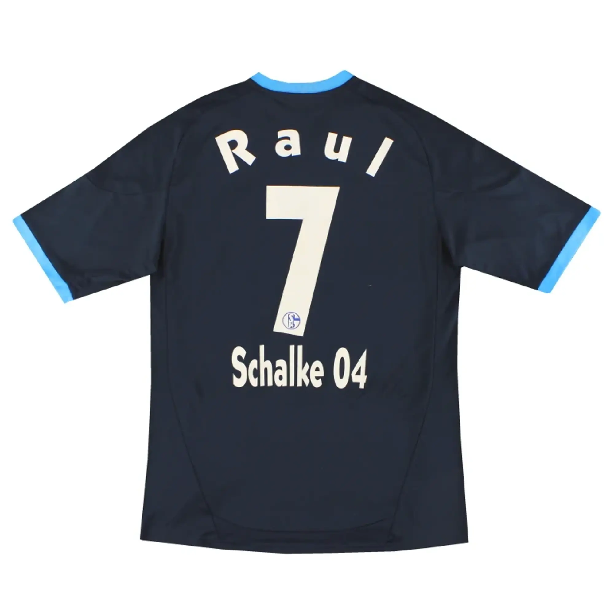 2010-11 Schalke adidas Away Shirt Raul #7 L - Schalke / Very Good / Large