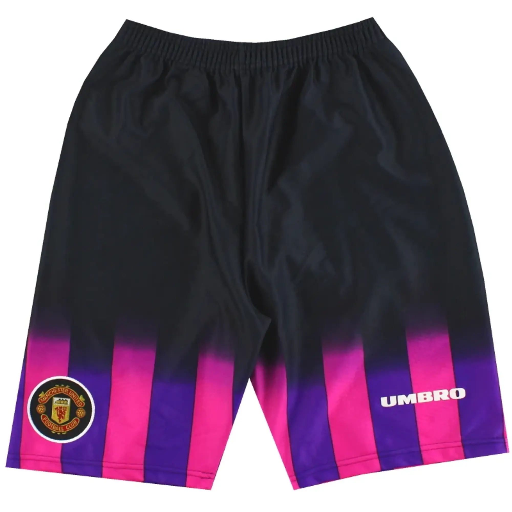 1996-97 Manchester United Umbro Goalkeeper Shorts M - Manchester United / Excellent / Medium