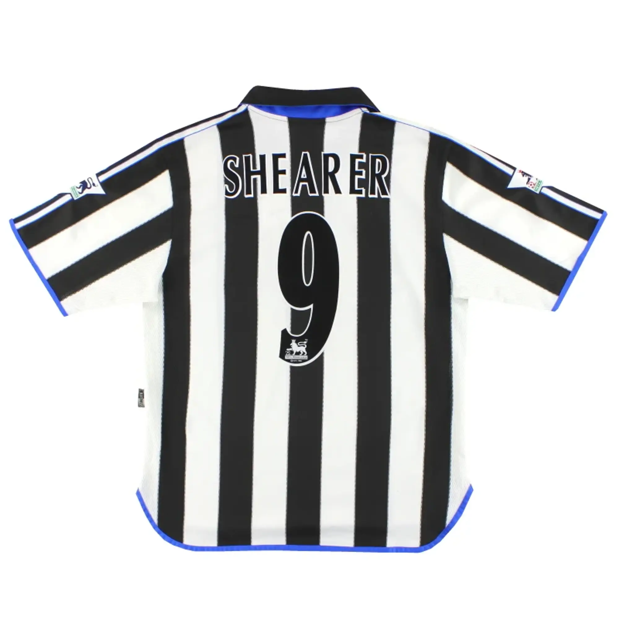 2000-01 Newcastle United adidas Home Shirt Shearer #9 L - Newcastle United / Excellent / Large