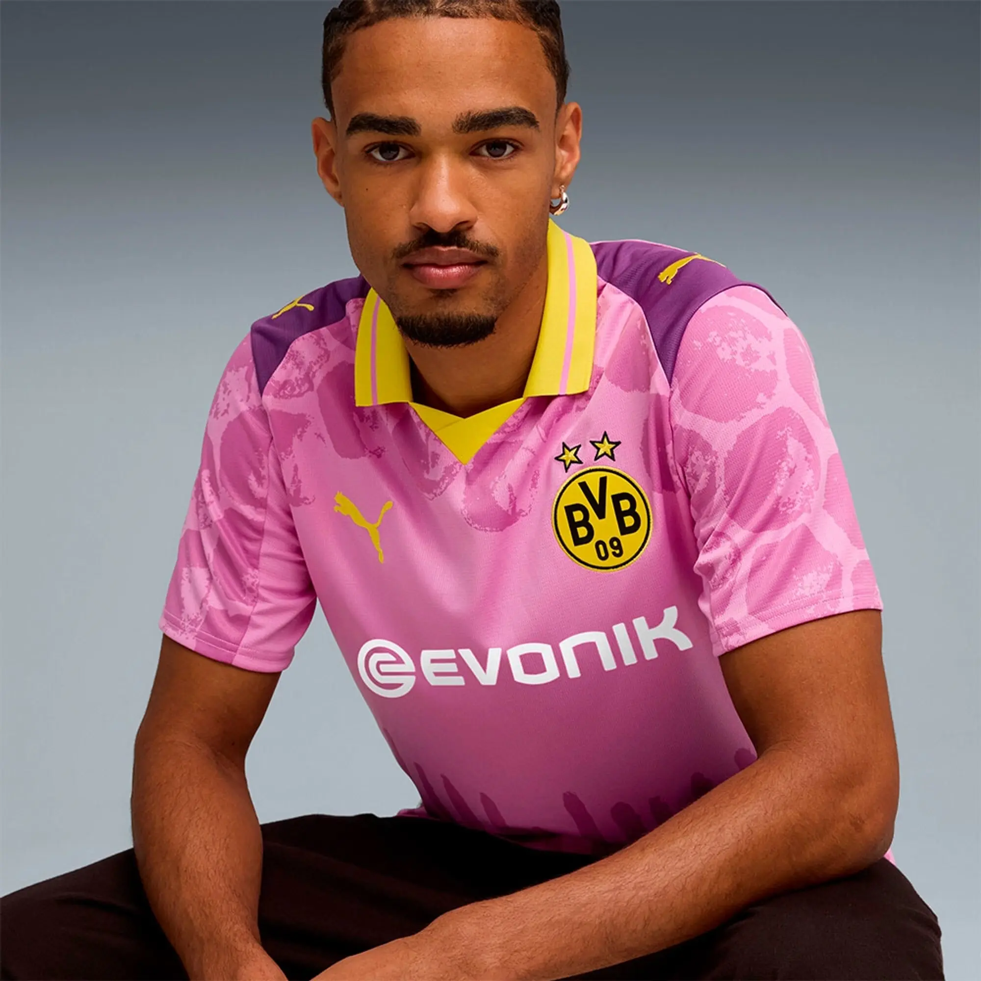 Puma X Kidsuper Bvb Borussia Dortmund Replica Short Sleeve T-shirt