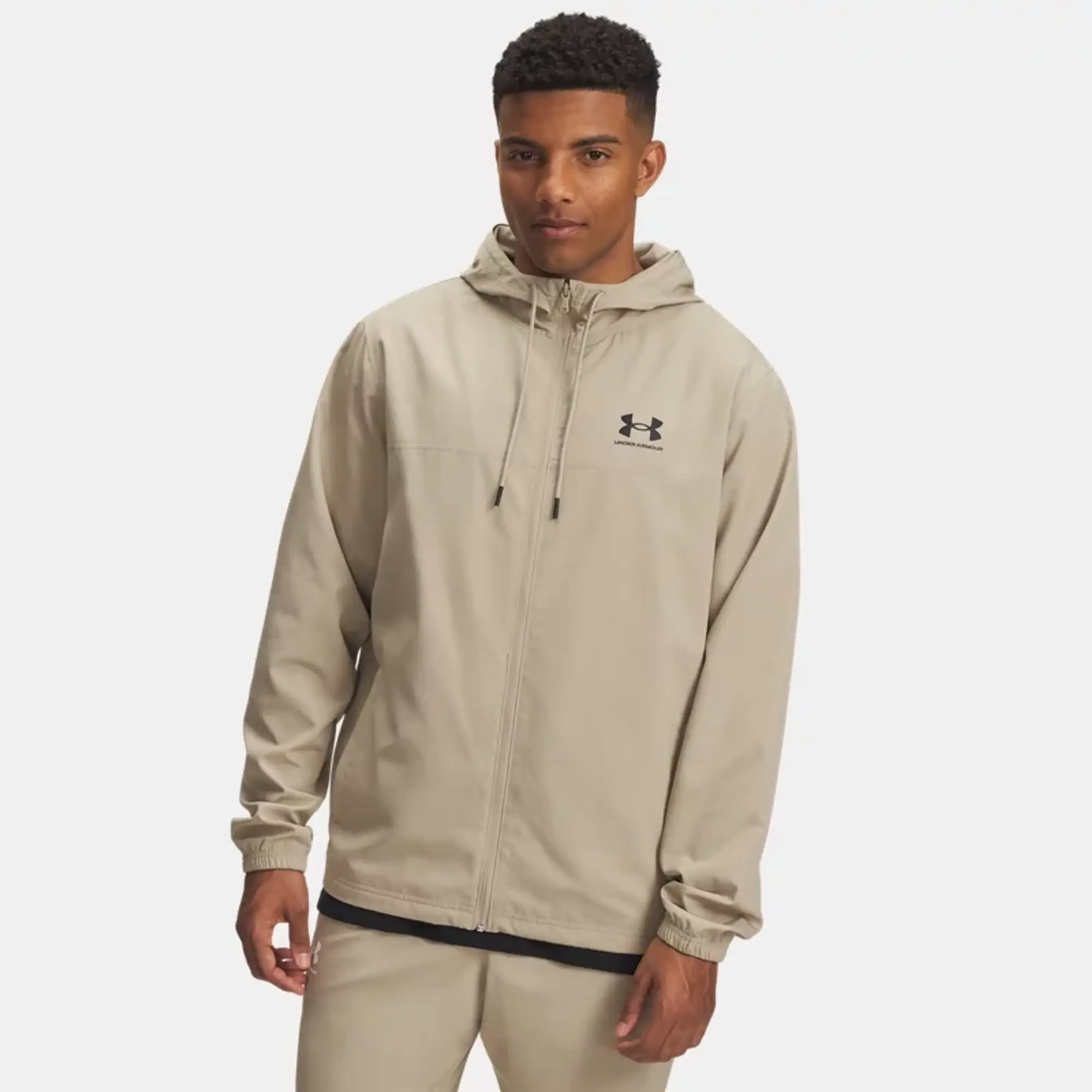 Under Armour  Rival Woven Men's Windbreaker City Khaki / Black / Black L