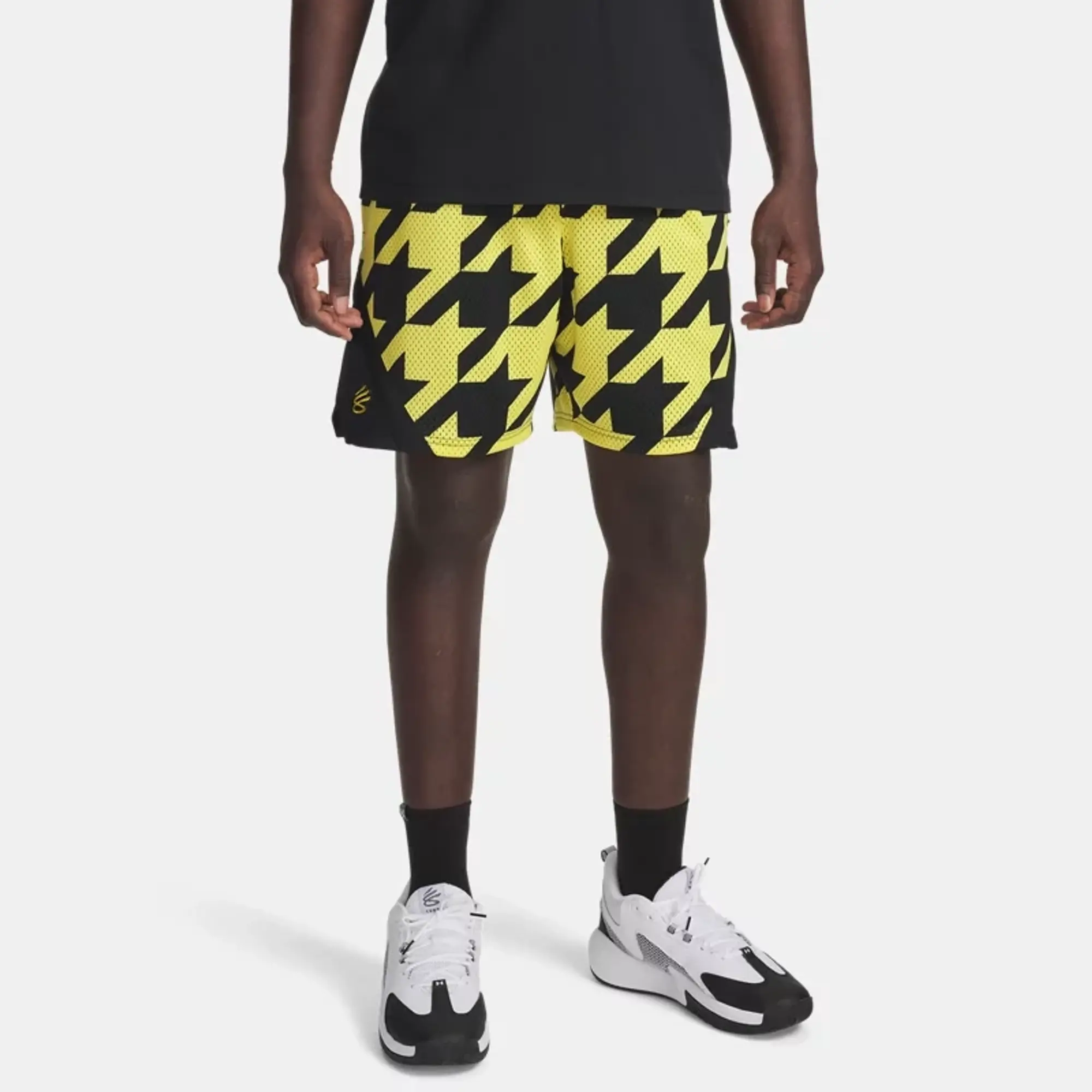 Curry Signature Men's 7" Shorts Black / Taxi / Taxi L