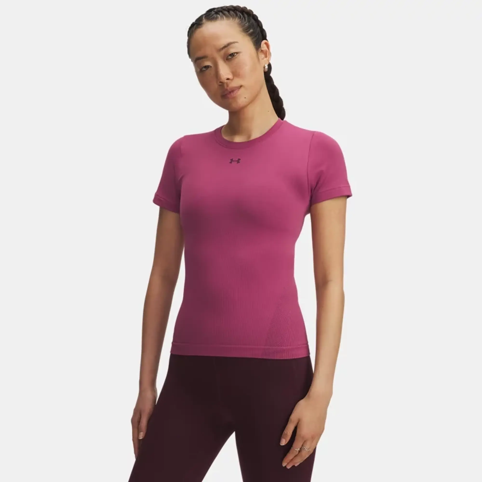 Under Armour  Vanish Seamless Women's Short Sleeve Fuchsia Dusk / Dark Maroon / Dark Maroon M