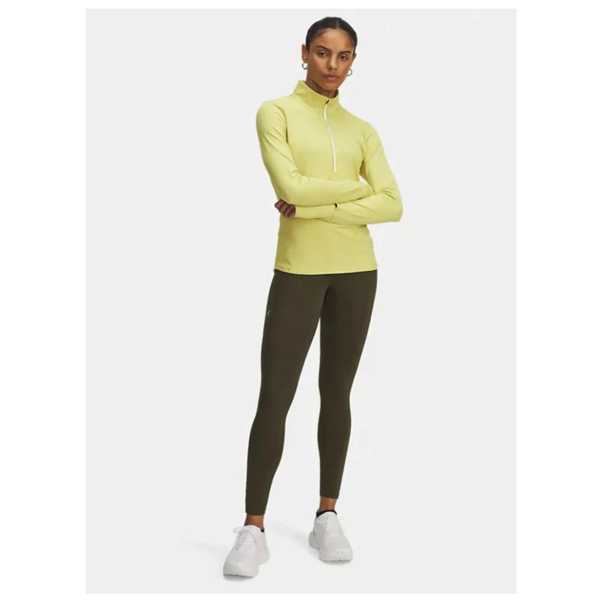 Under Armour  Launch Women's Tights Expedition Green / Reflective L