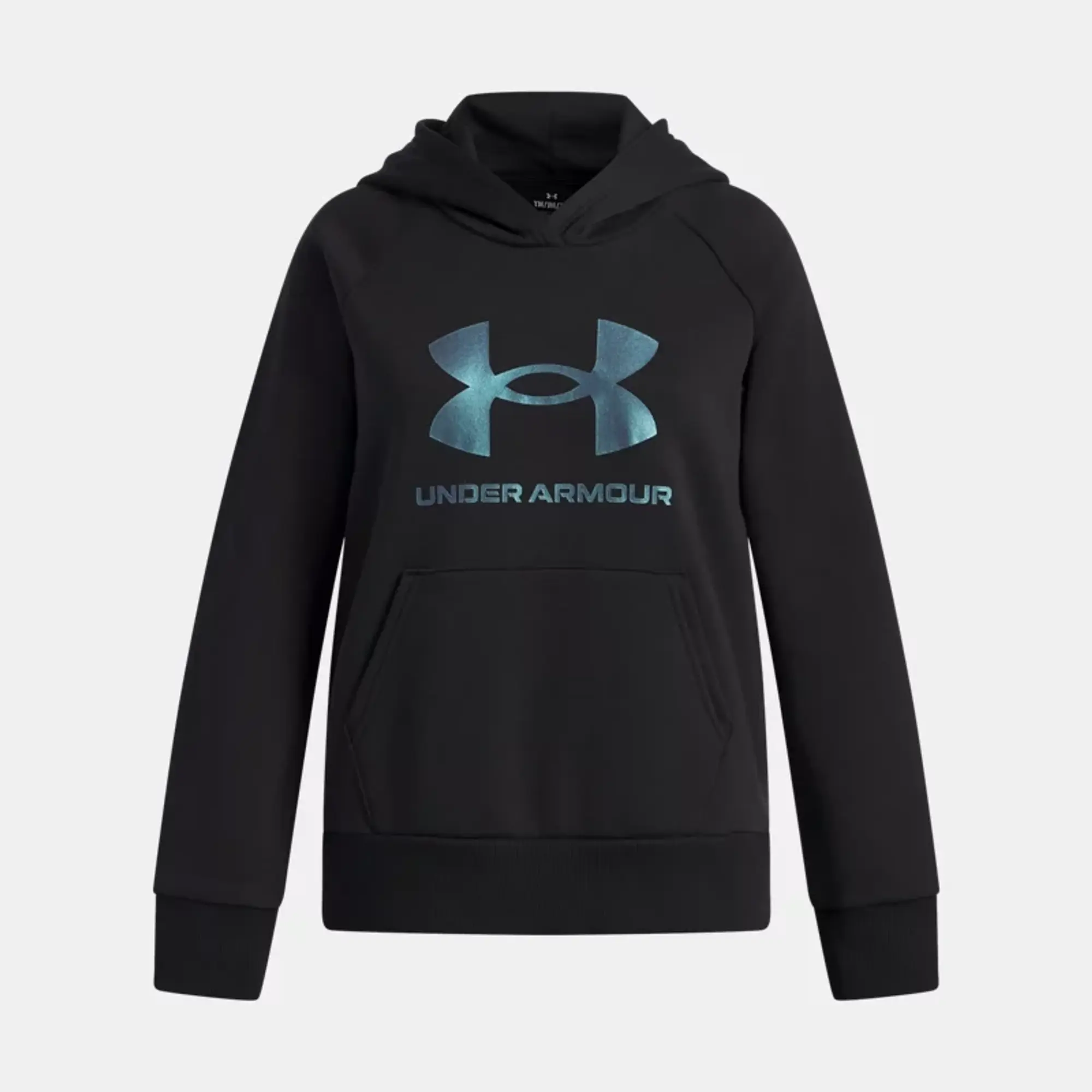 Under Armour  Rival Fleece Shimmer Girls' Hoodie Black / Iridescent YLG (59 - 63 in)