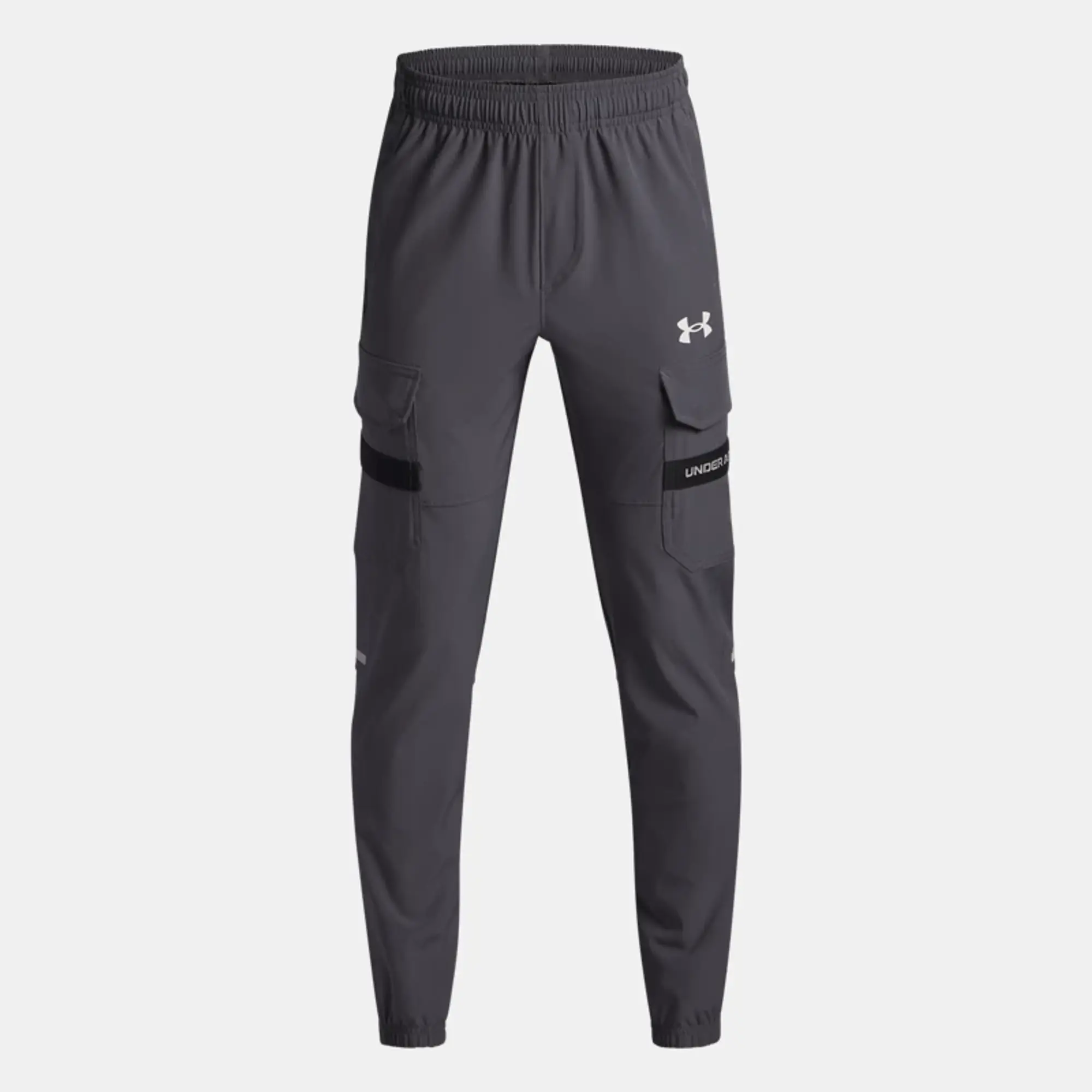 Under Armour  Tech™ Utility Woven Boys' Pants Castlerock / White YLG (59 - 63 in)