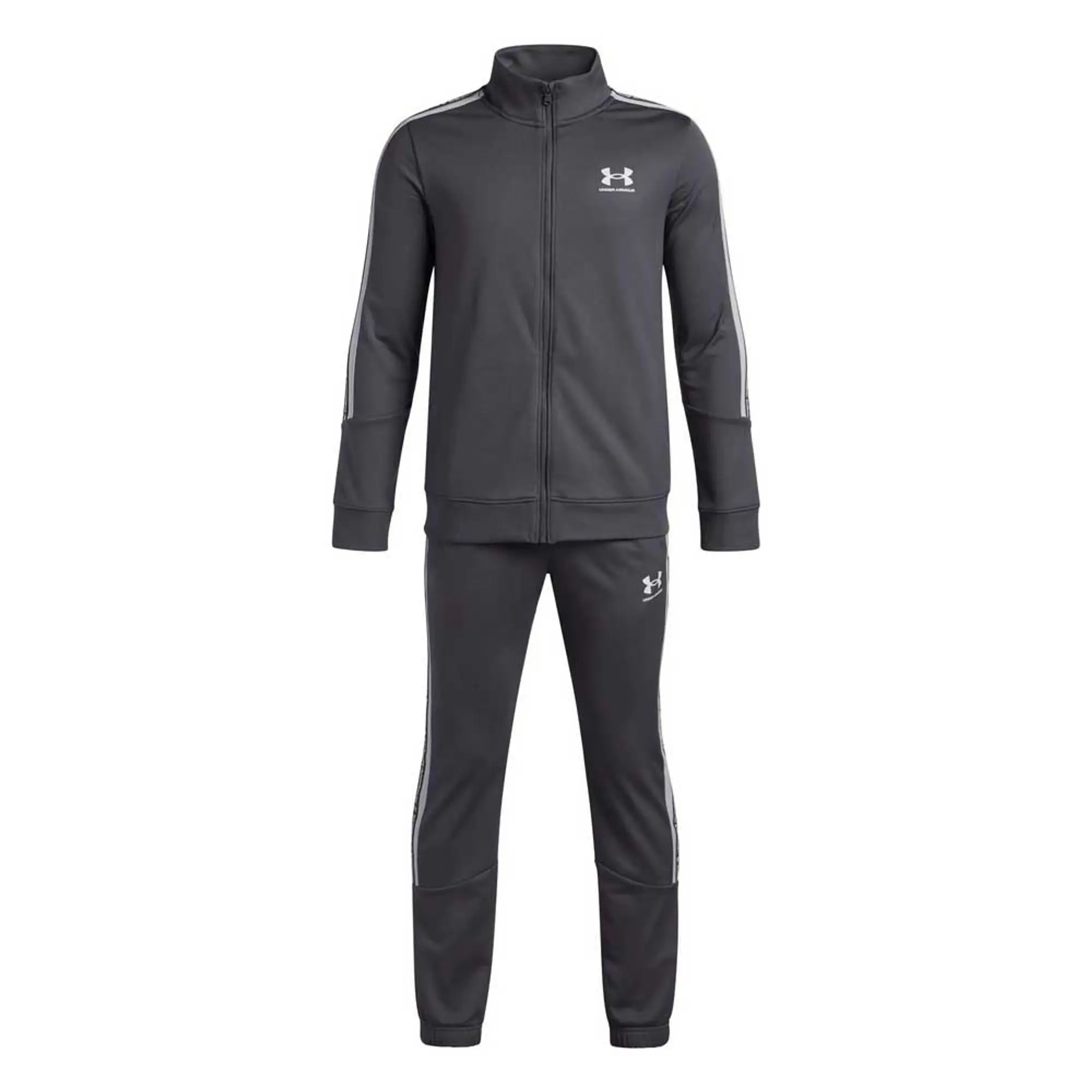 Under Armour  Icon Knit Boys' Tracksuit Castlerock / Halo Gray / White YLG (59 - 63 in)