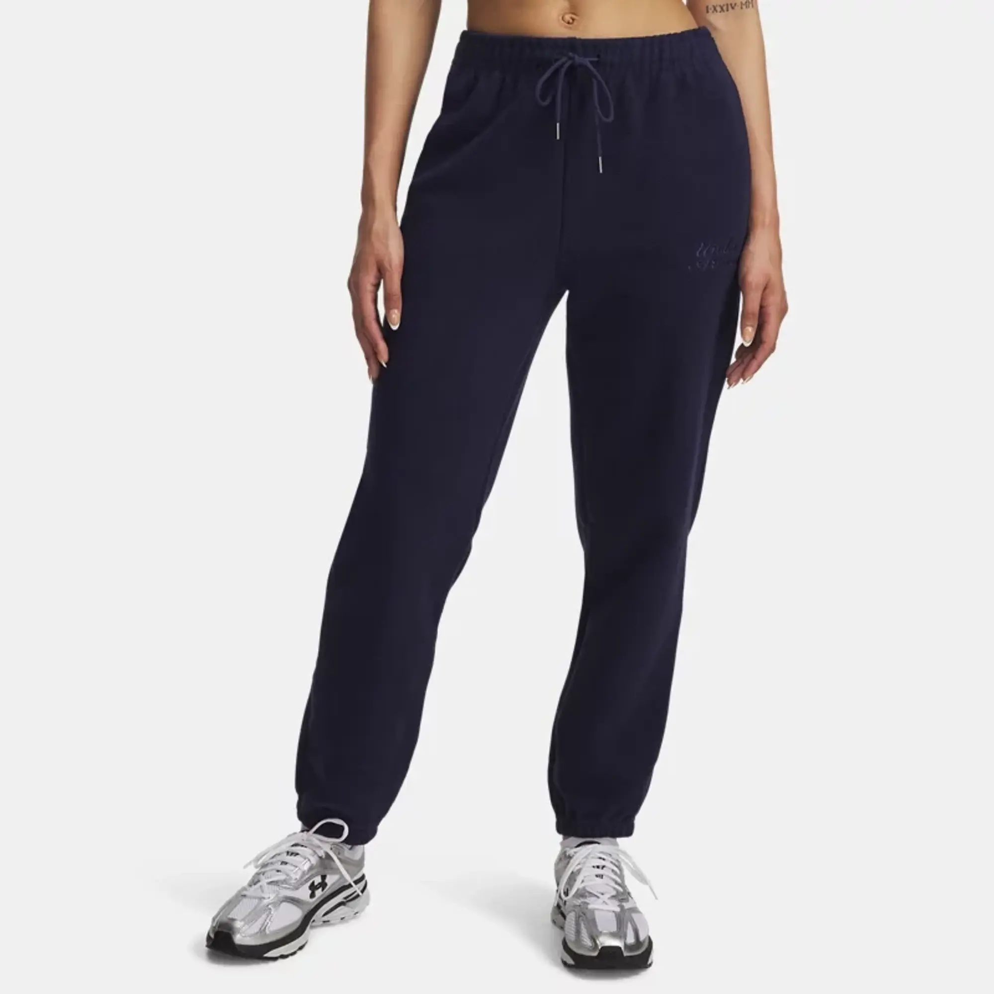 Under Armour  Icon Terry Varsity Women's Joggers Midnight Navy / Midnight Navy L