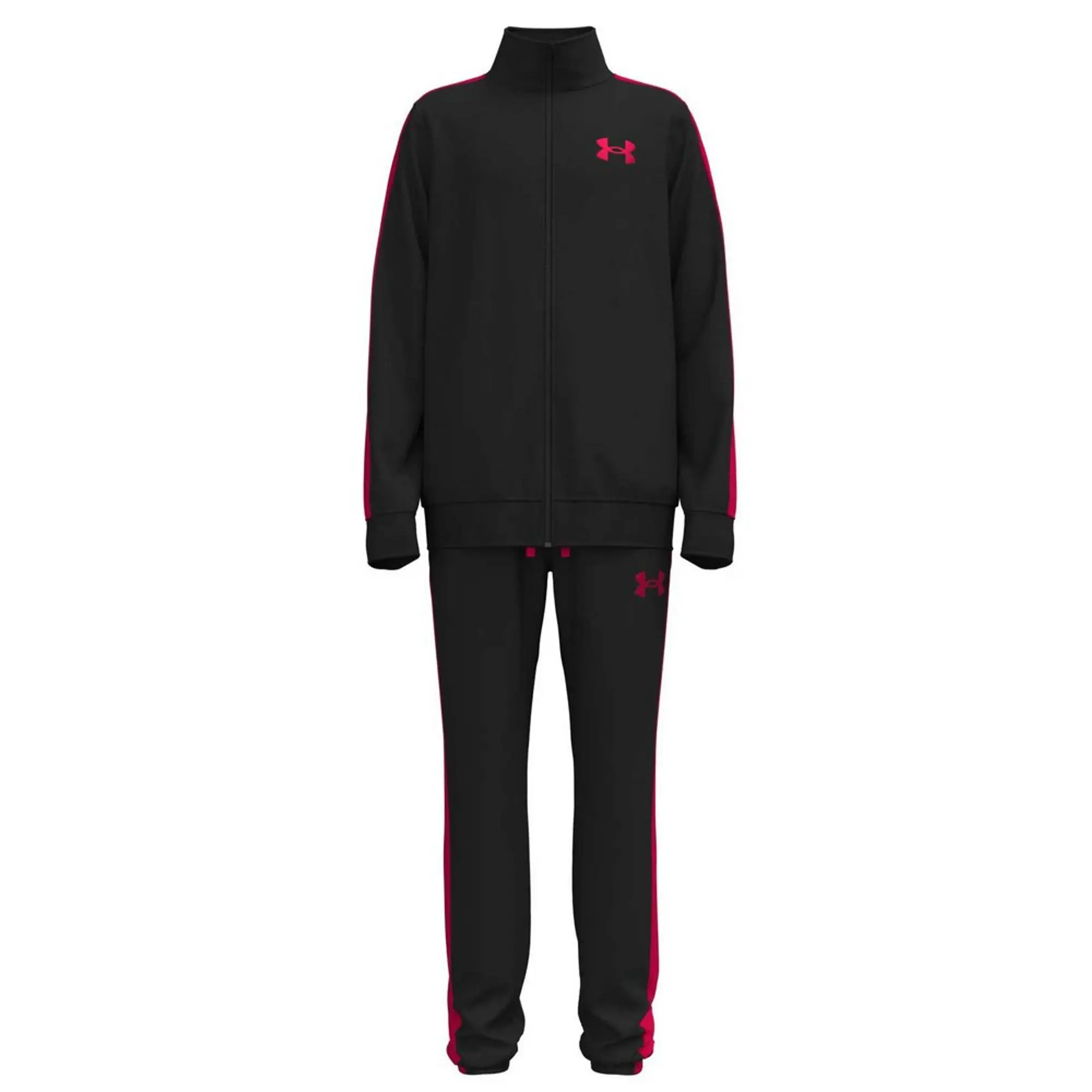 Under Armour  Rival Knit Boys' Tracksuit Black / Racer Red / Racer Red YLG (59 - 63 in)