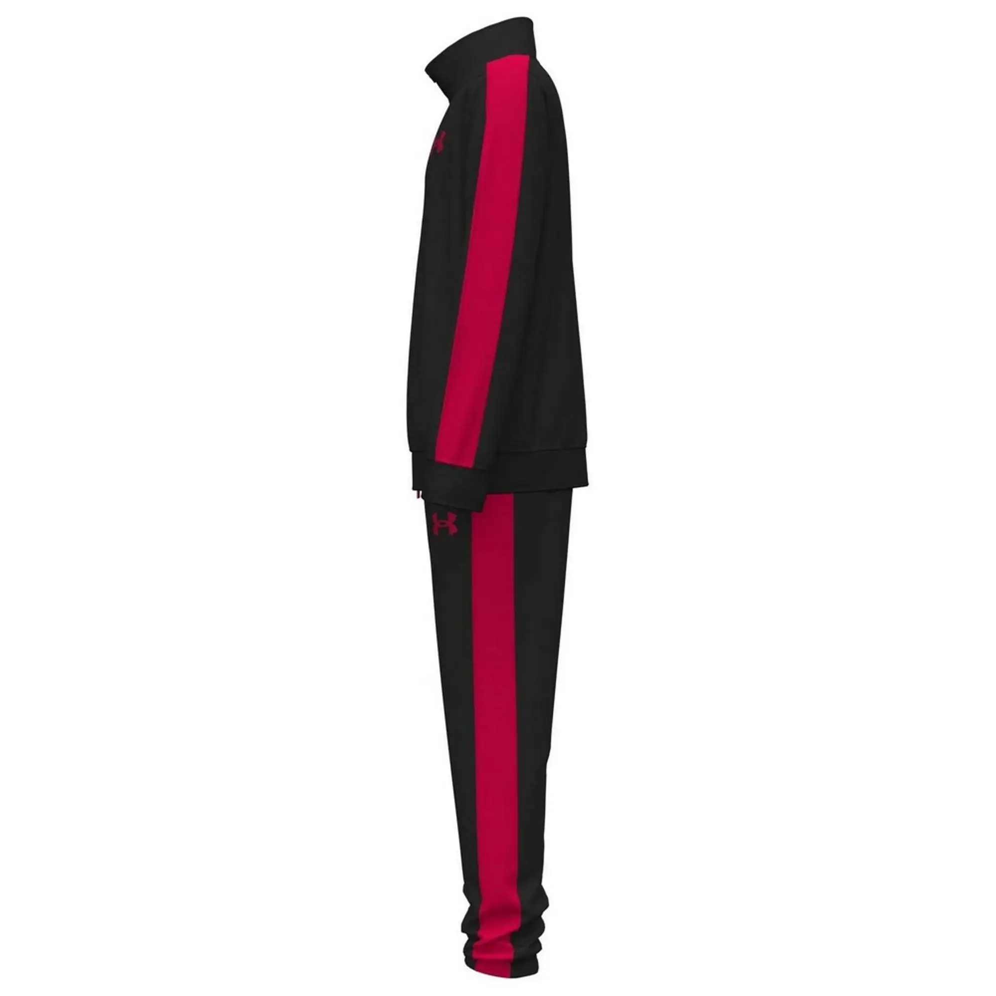 Under Armour  Rival Knit Boys' Tracksuit Black / Racer Red / Racer Red YLG (59 - 63 in)