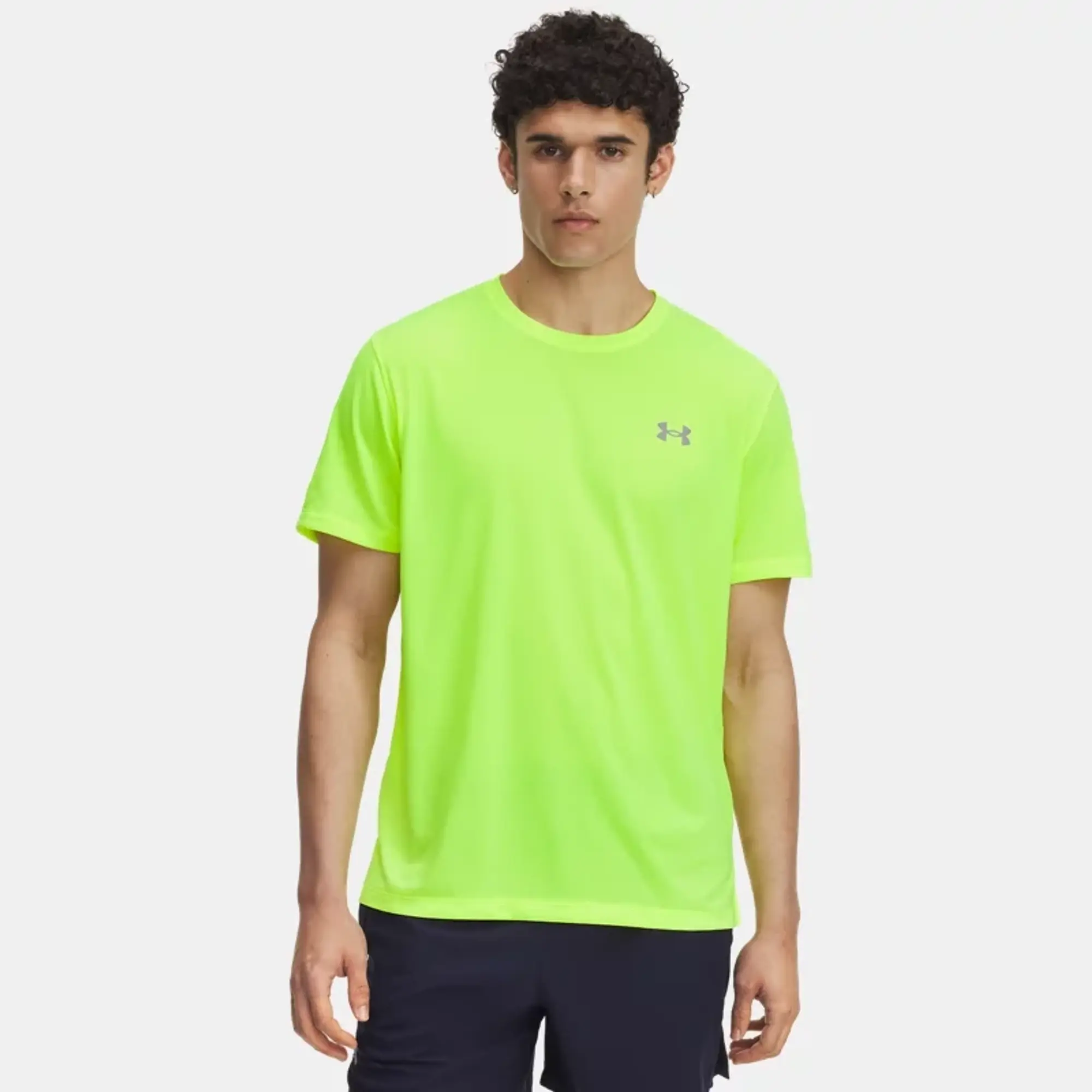 Under Armour  Launch Men's Short Sleeve High Vis Yellow / Reflective L