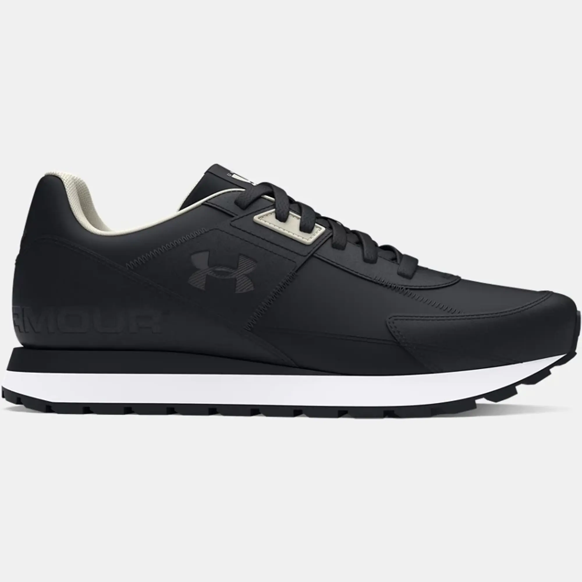 Under Armour  Essential Men's Runner Shoes Black / White / Black 9