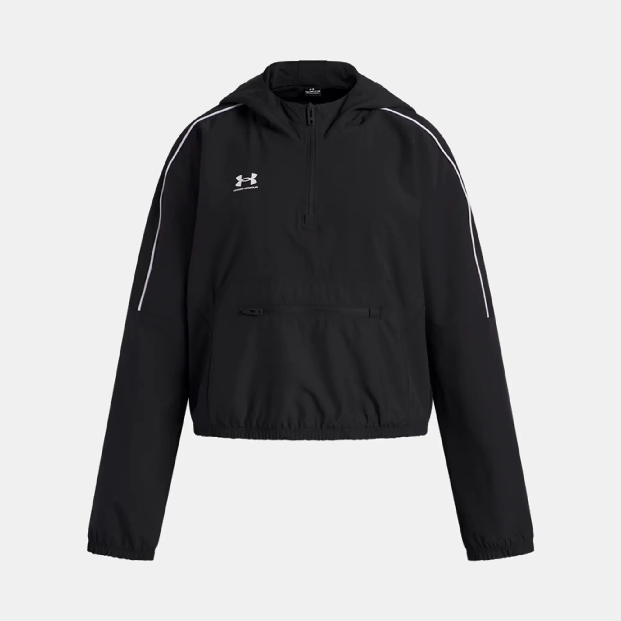 Under Armour  Challenger Girls' Anorak Black / White YLG (59 - 63 in)