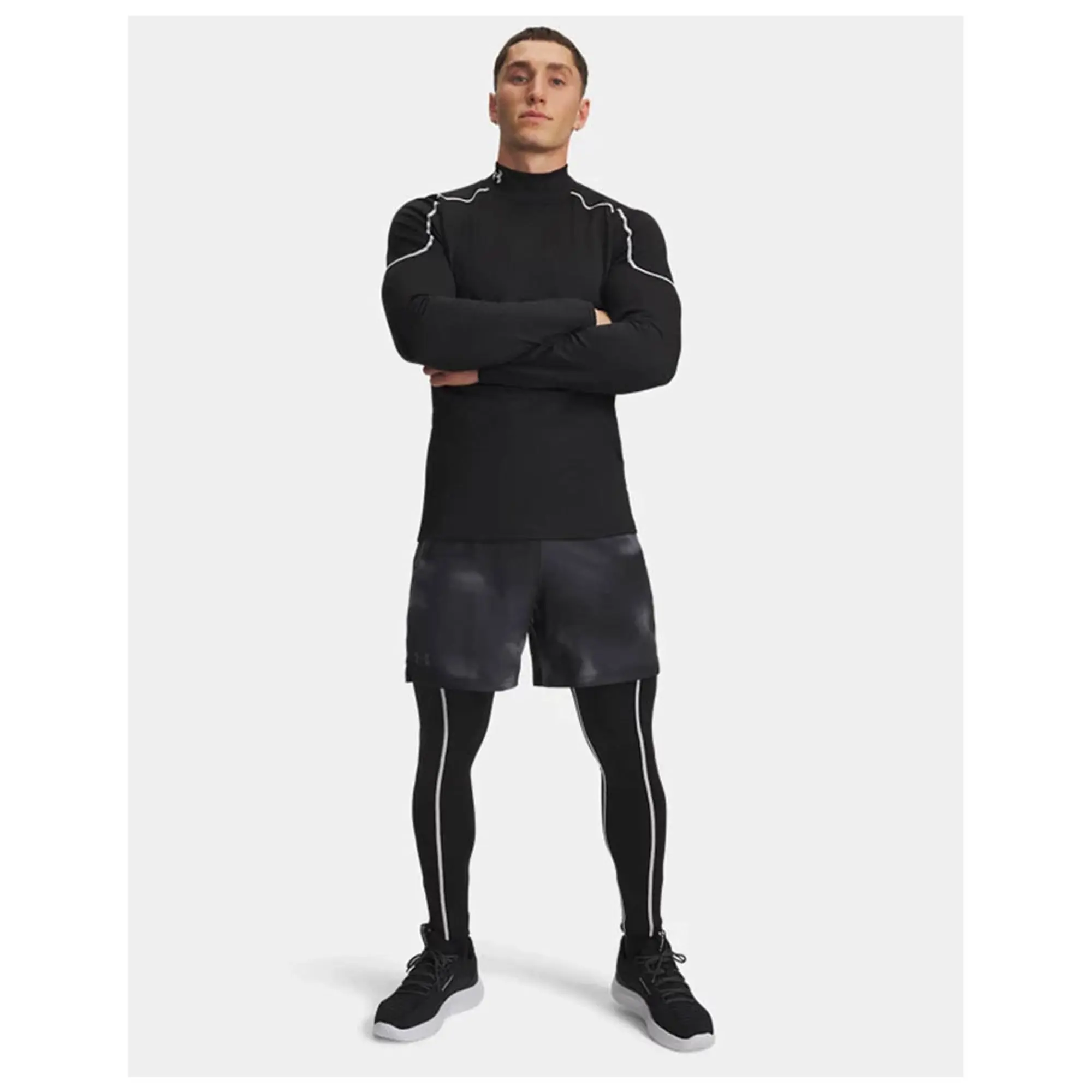 Under Armour  Cold Weather Grid Men's Leggings Black / White / White L