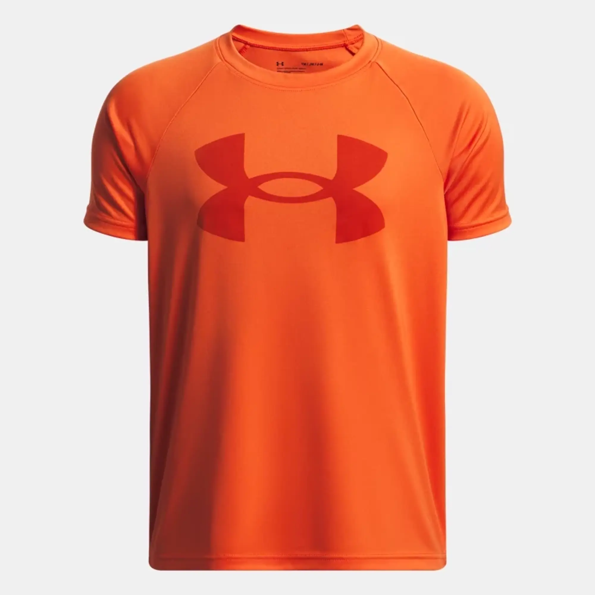 Under Armour  Tech™ Big Logo Boys' Short Sleeve Orange Base / Surplus Orange YLG (59 - 63 in)