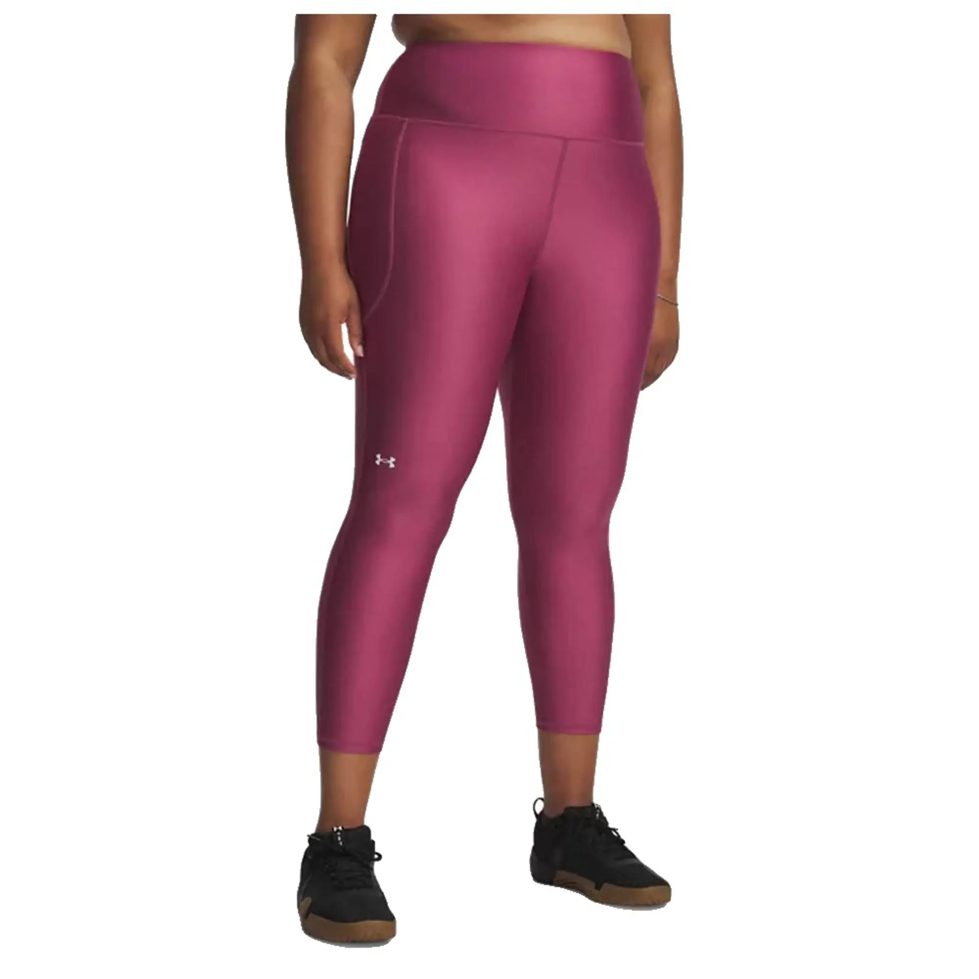 Under Armour  Tech Women's Ankle Leggings Fuchsia Dusk / White 1X