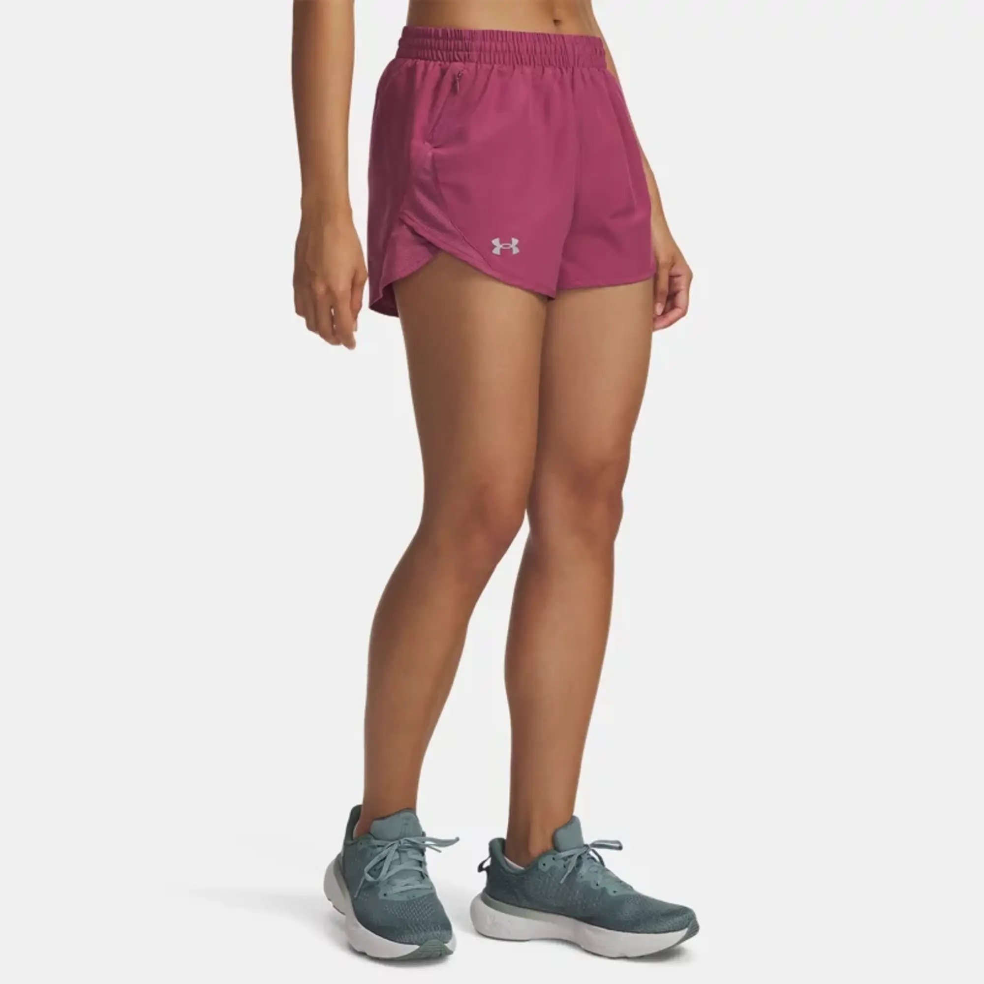 Under Armour  Fly-By Women's 3" Shorts Fuchsia Dusk / Fuchsia Dusk / Reflective L