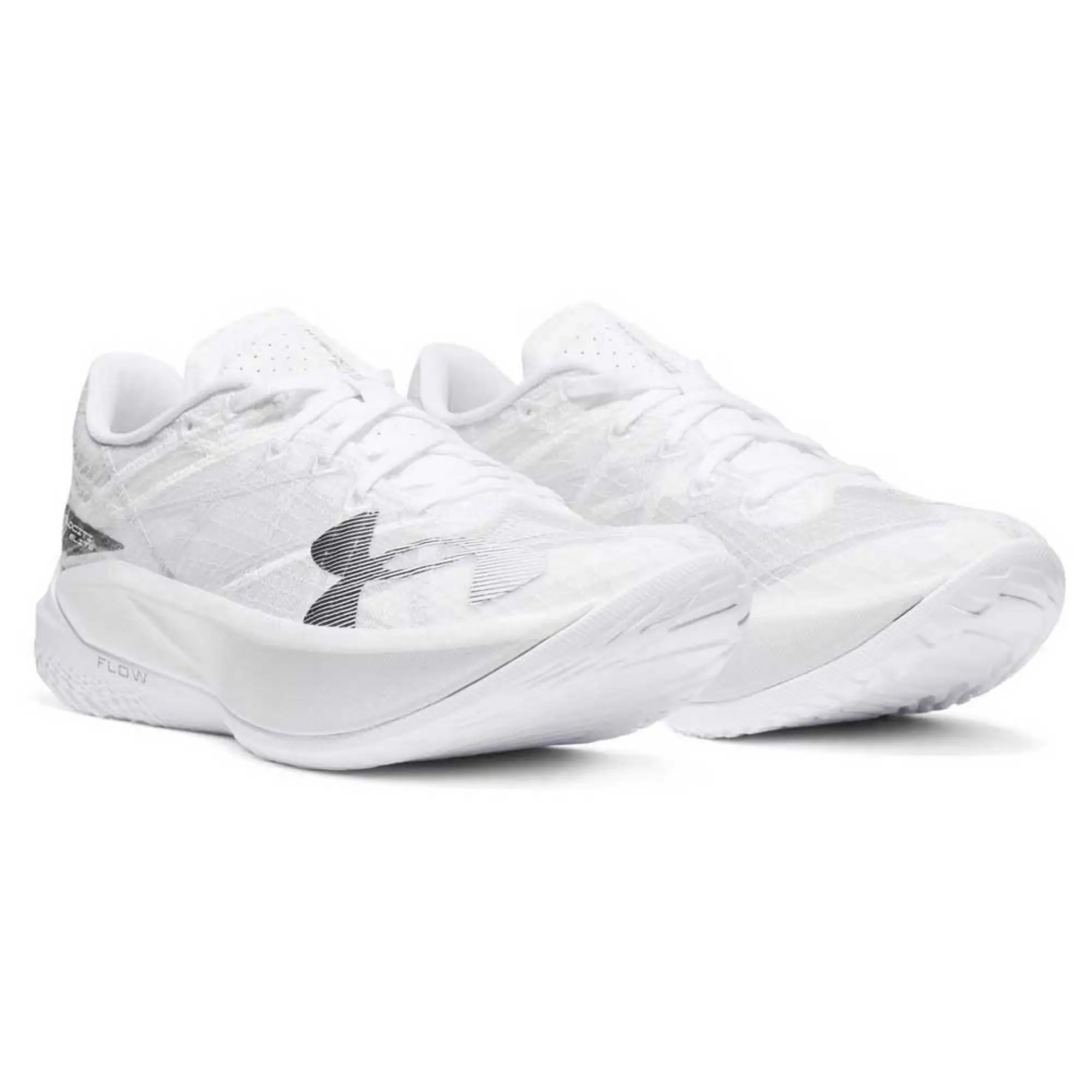 Under Armour  Velociti Elite 2 Unisex Running Shoes White / Halo Gray / Metallic Gun Metal 11.5