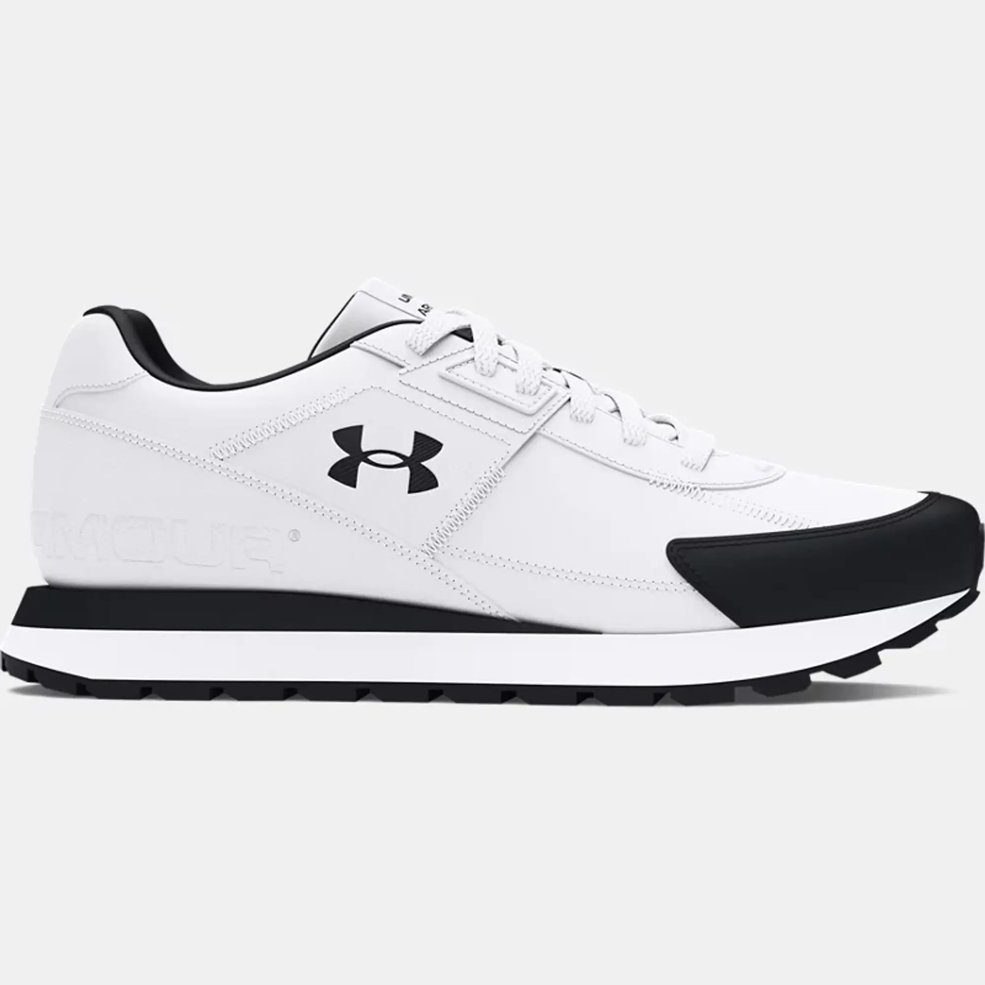 Under Armour  Essential Men's Runner Shoes White / Black / Black 7