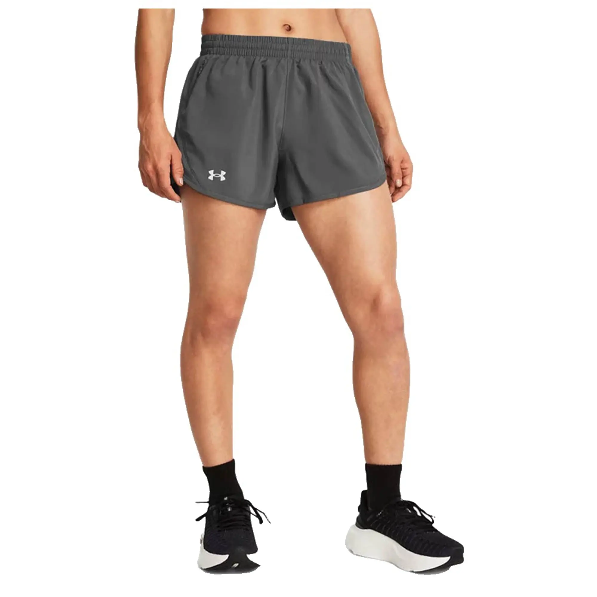 Under Armour  Fly-By Women's 3" Shorts Castlerock / Castlerock / Reflective L