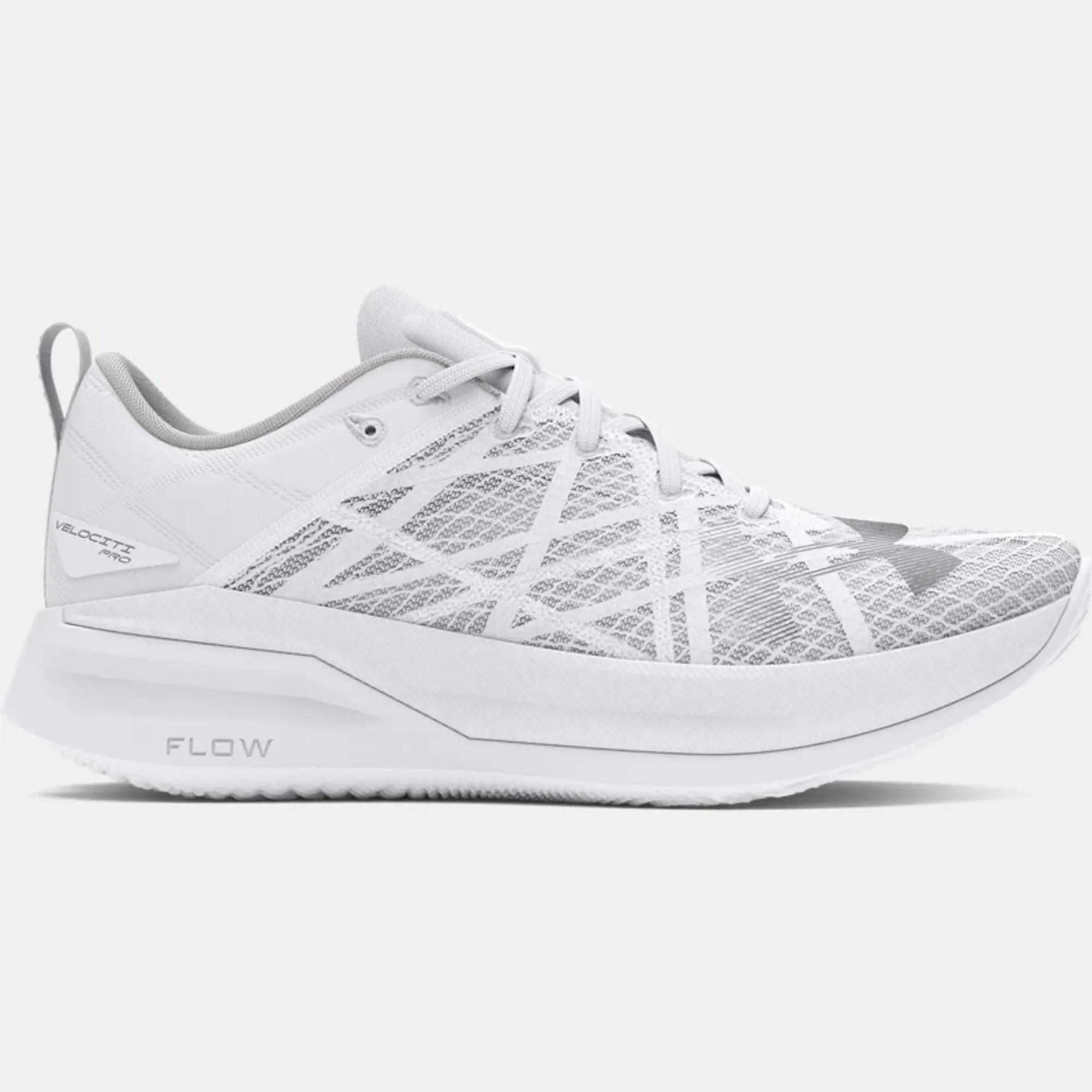 Under Armour  Velociti Pro Unisex Running Shoes White / White / Distant Gray 12