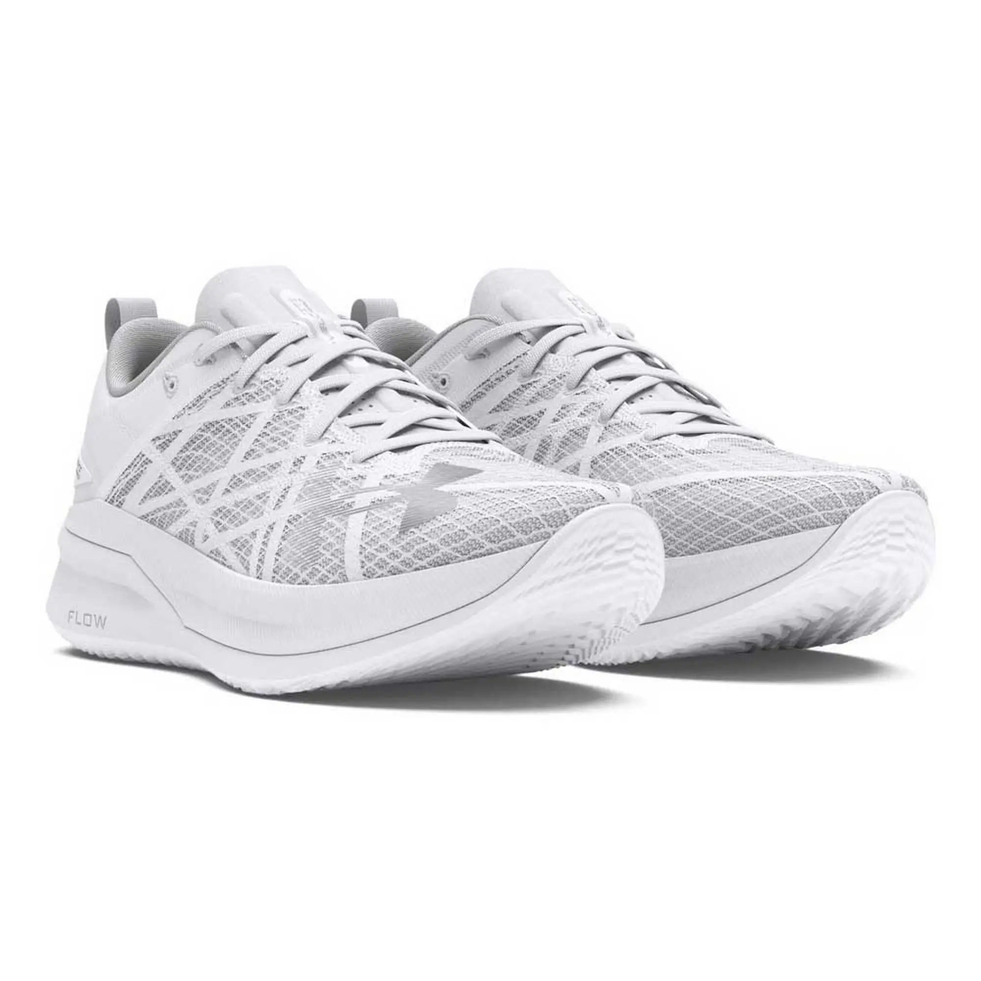 Under Armour  Velociti Pro Unisex Running Shoes White / White / Distant Gray 12