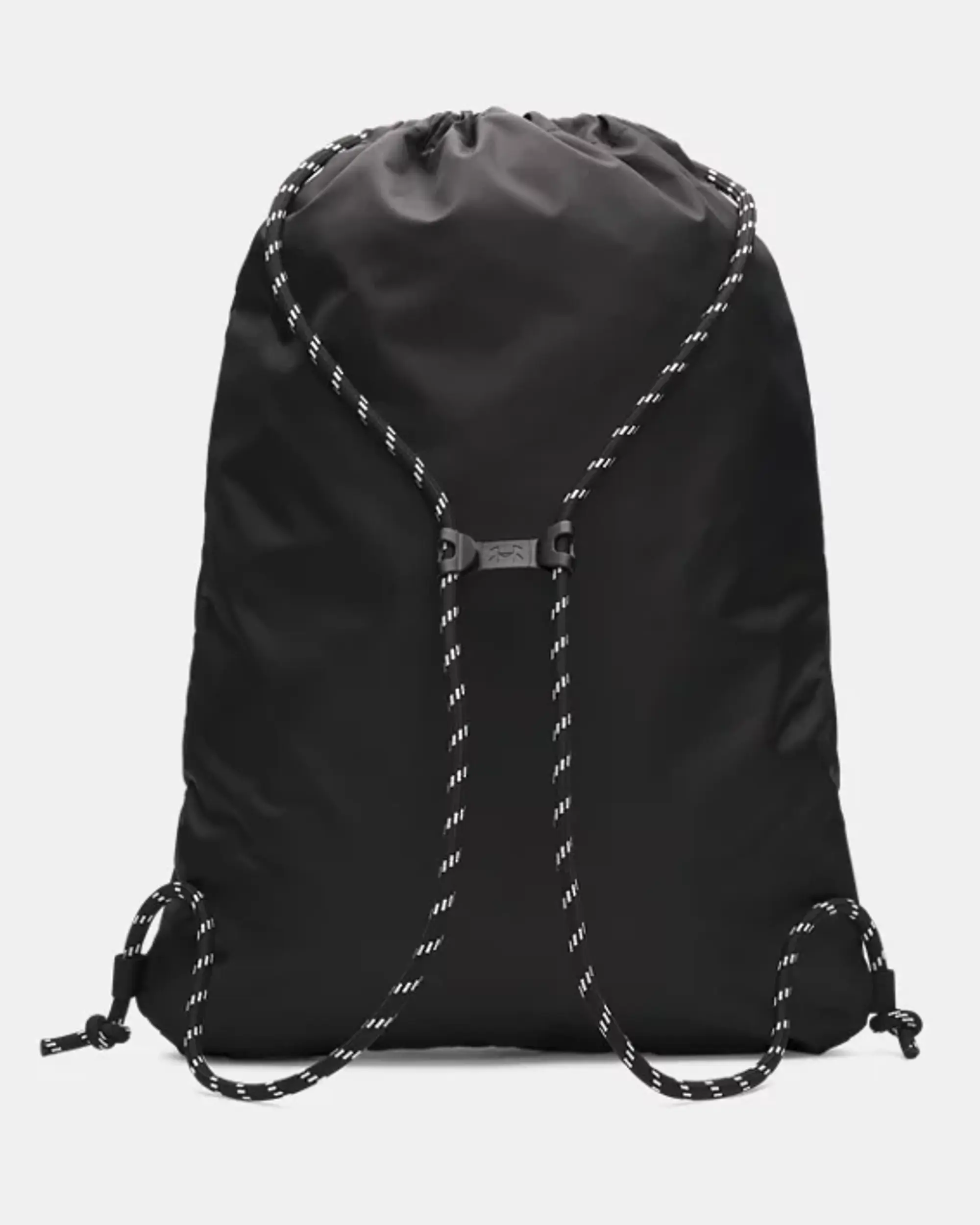 Under Armour  Hustle Sackpack Black / Black / White OSFM