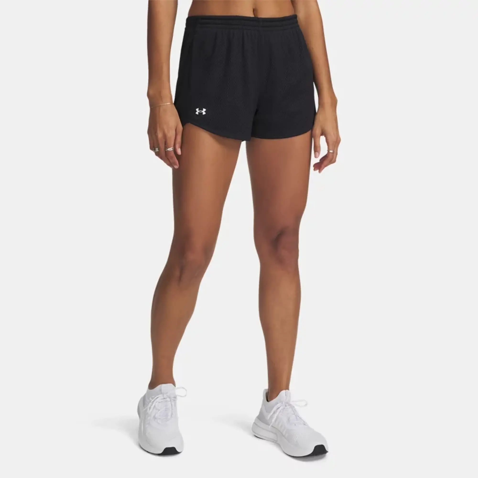Under Armour  Tech™ Mesh Play Up Women's 3" Shorts Black / White L