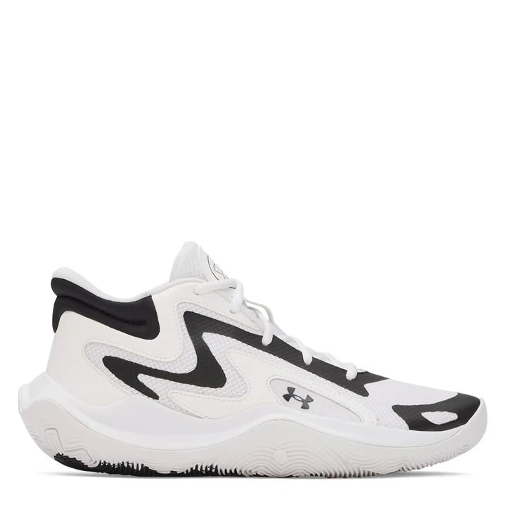 Under Armour  Jet '25 Unisex Basketball Shoes White / Black / Black 9.5