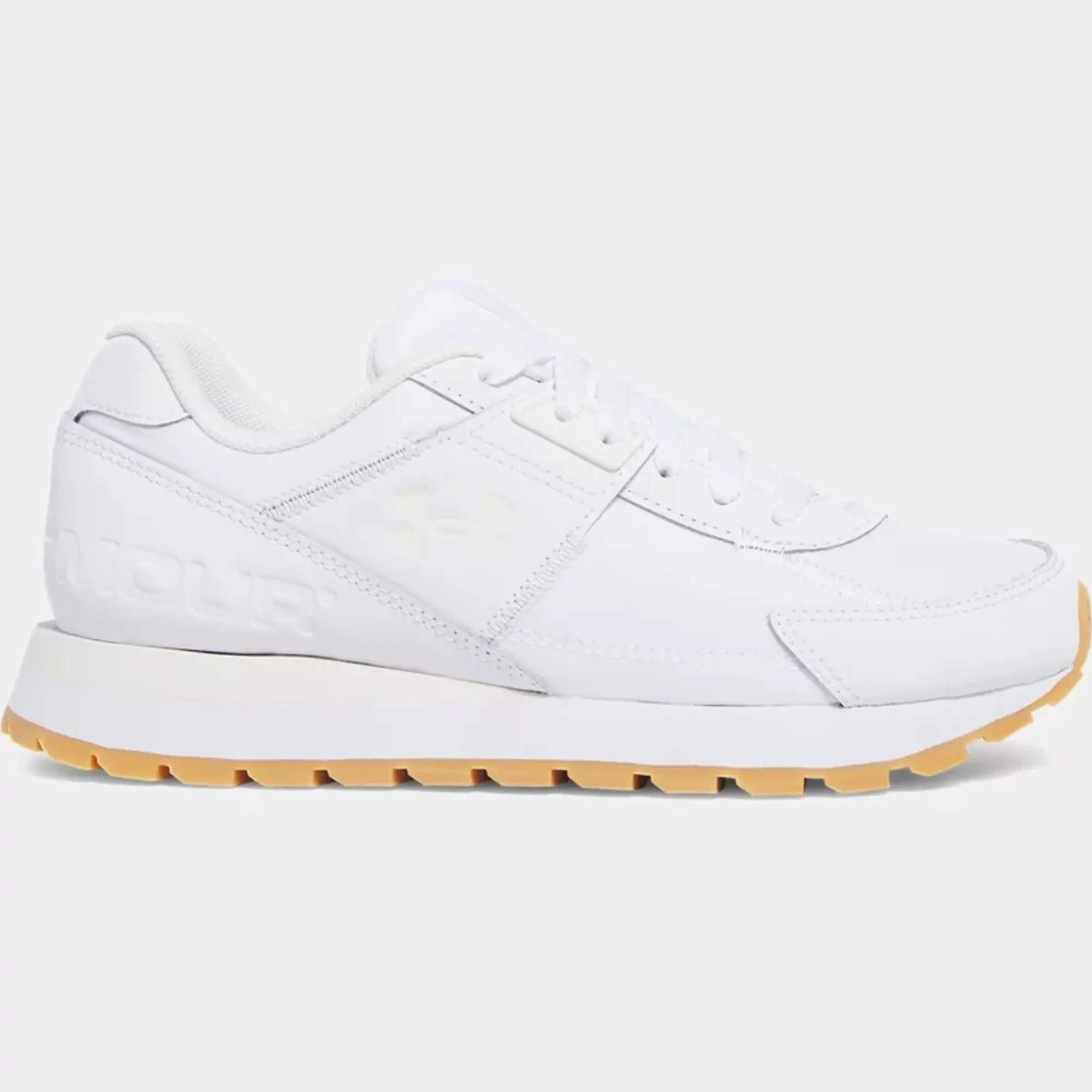 Under Armour  Essential Runner Grade School Shoes White / White Quartz / White Quartz 3.5