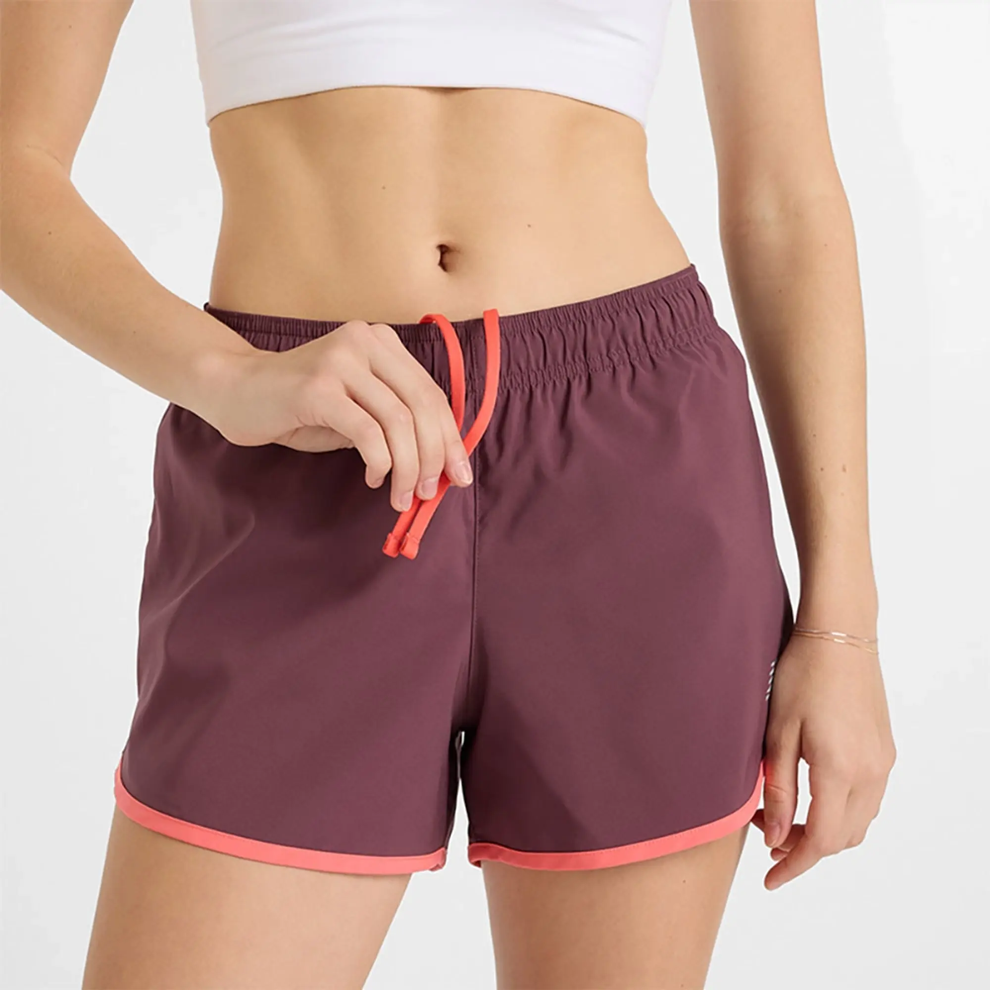 New Balance Women's Sport Essential Short 3" in Purple Polywoven